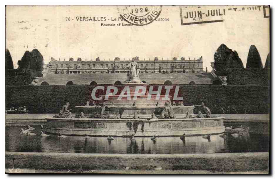 Versailles CPA le parc