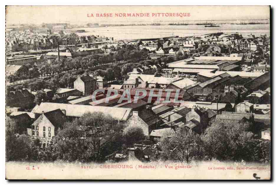 Cherbourg CPA Vue generale