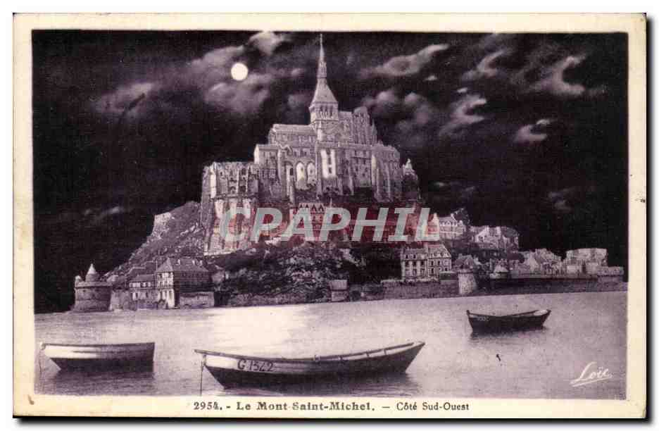 Abbaye du Mont Saint Michel CPA Cote Sud Ouest