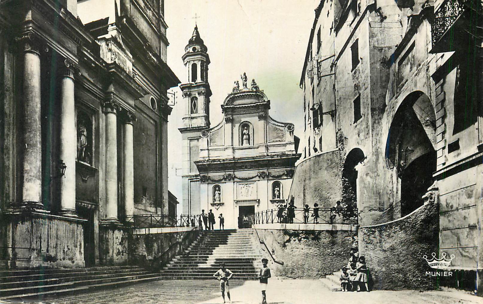 CPM Menton Eglise Saint Michel et Conception