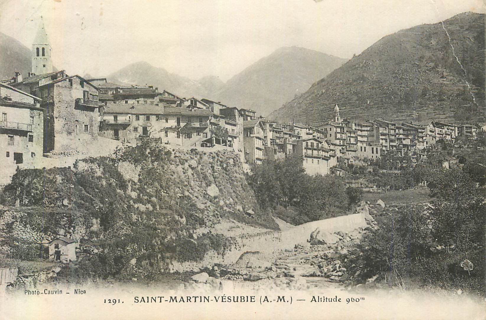 REPRO Saint Martin Vesubie (A M) Altitude 960 m