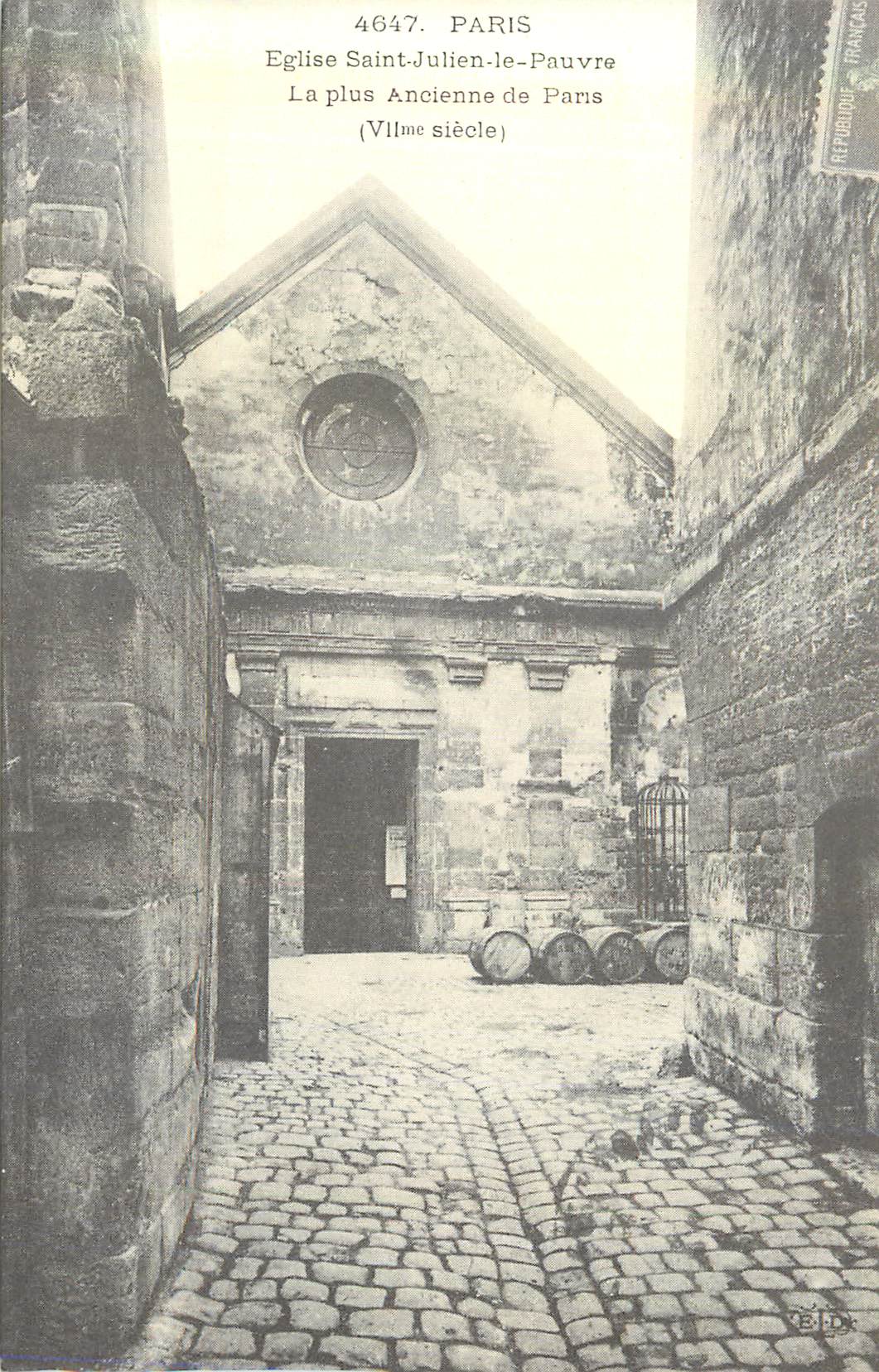 REPRO Paris Eglise Saint Julien le Pauvre La Plus Ancienne de Paris (VIIme Siecle)