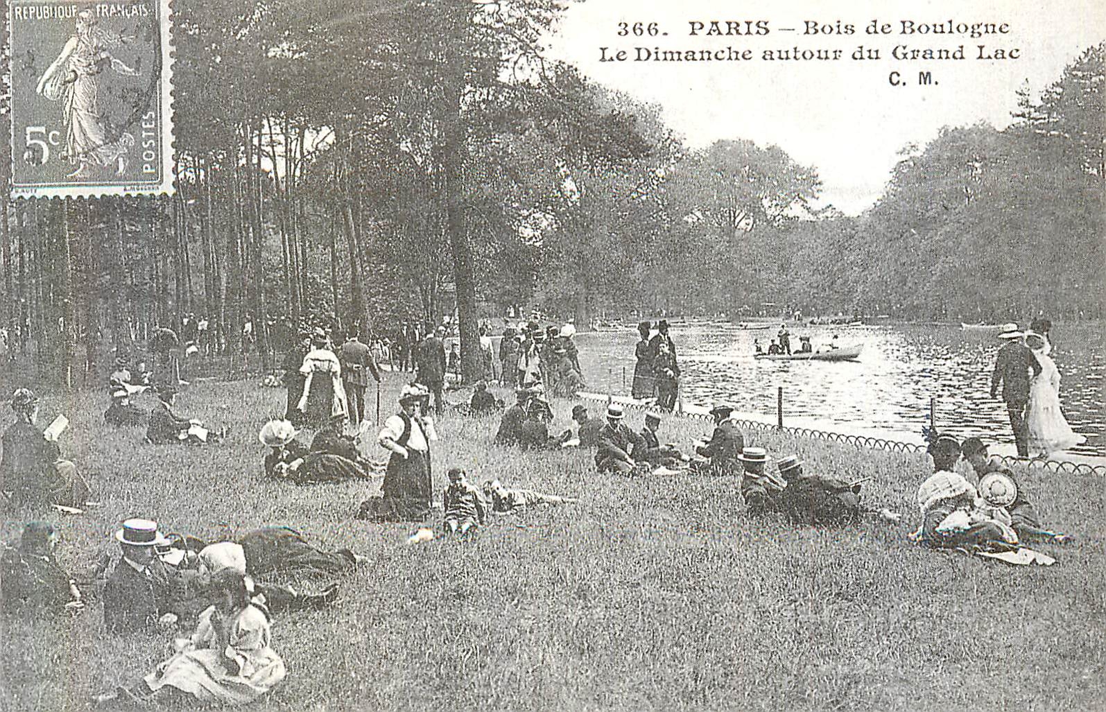 REPRO Paris Bois de Boulogne Le Dimanche autour du Grand Lac