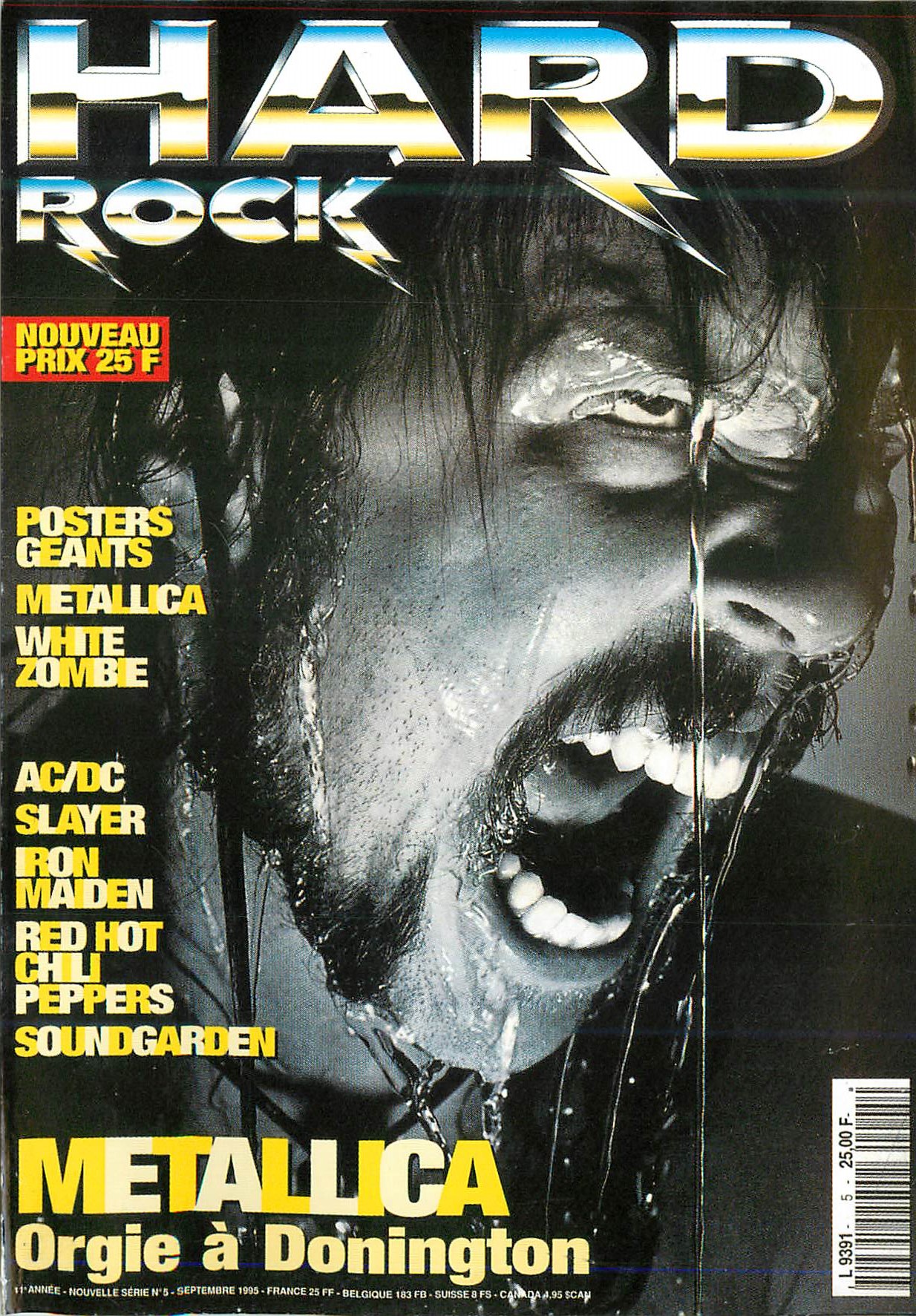 CPM Paris Hard Rock Metallica Orgie a Donington Promocartes  Metallica Soundgarden Red Hot Chili Peppers