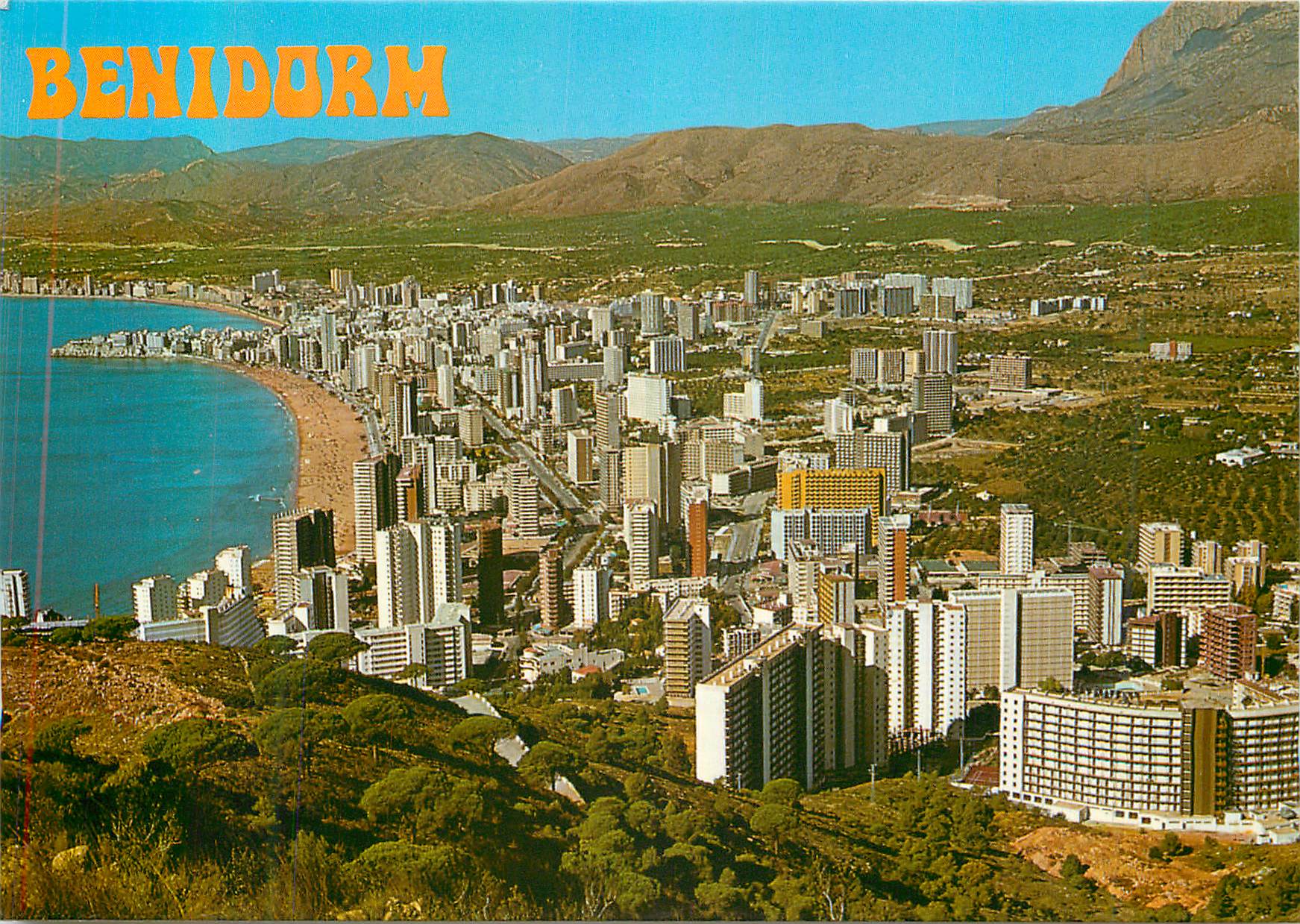 CPM Benidorm (Espana) Visita Panoramico