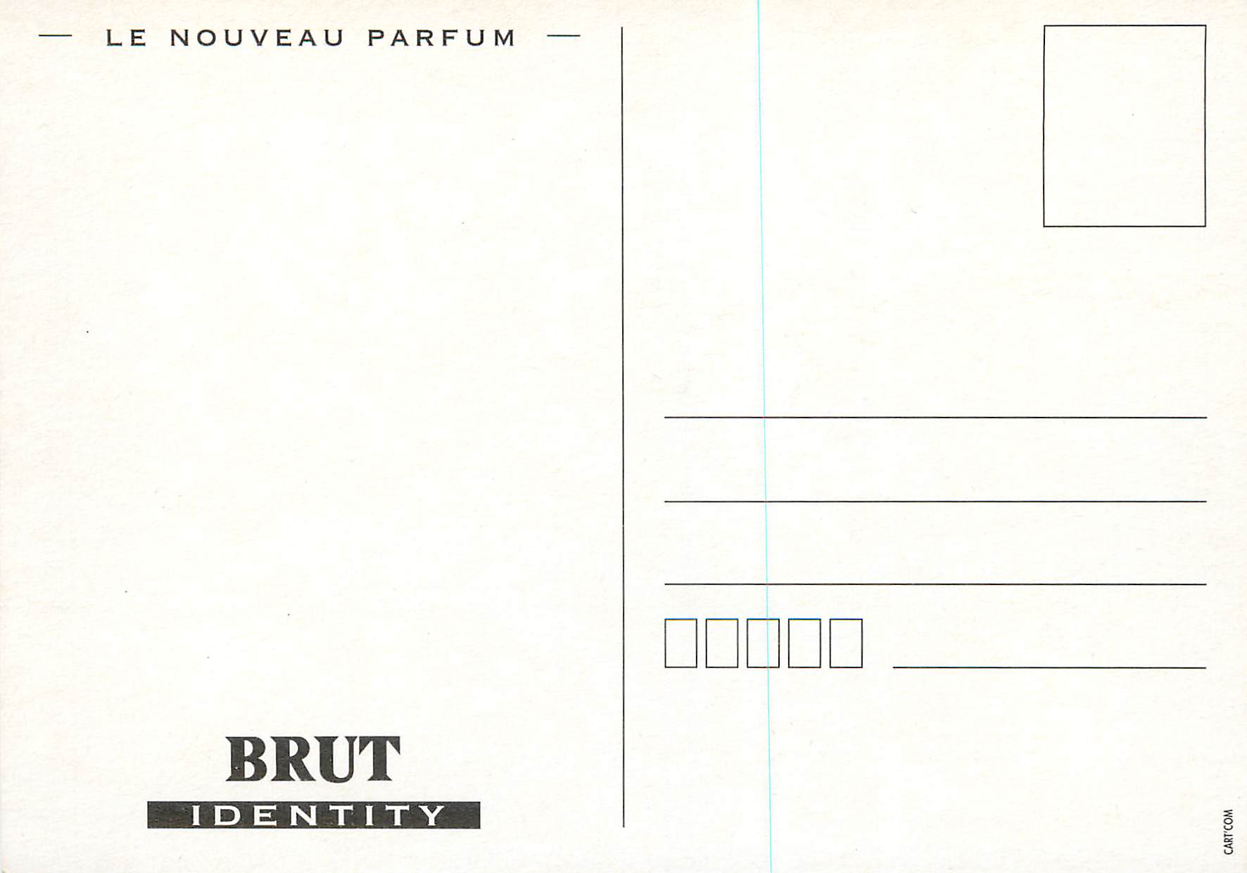 CPM le Nouveau Parfum Brut Identity Faberge — Rückseite