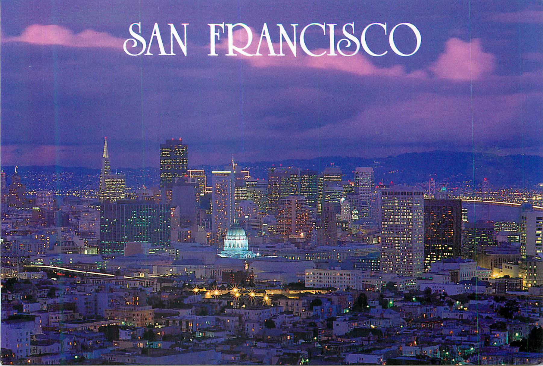 CPM San Francisco the Beatiful San Francisco Skyline