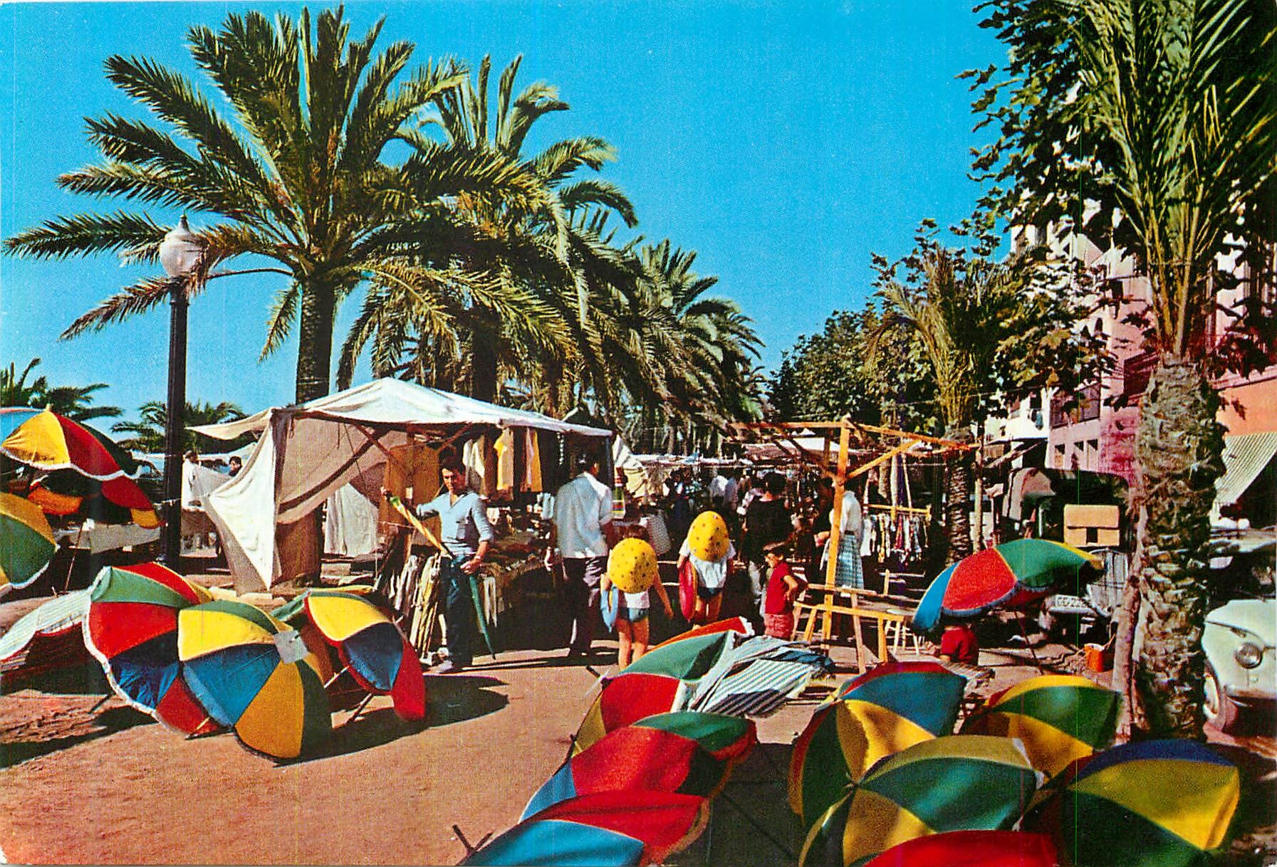 CPM Cataluna Tipica la Ferie Ambulante de la Costa Brava
