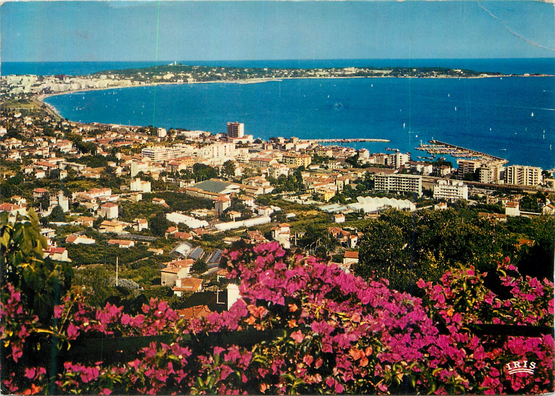 CPM Golfe Juan la Cote d'Azur French Riviera Vue Generale et la Rade