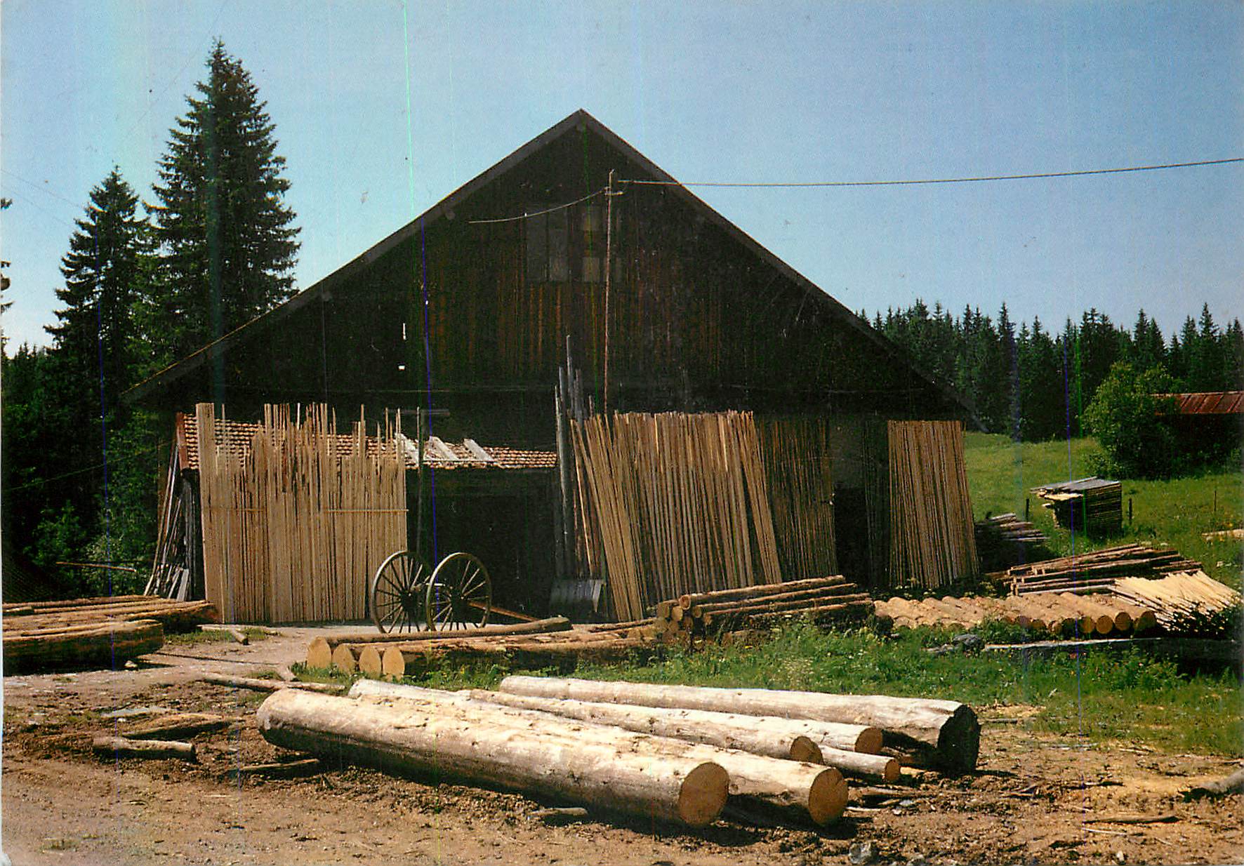 CPM Dans les Montagnes du Jura Scierie