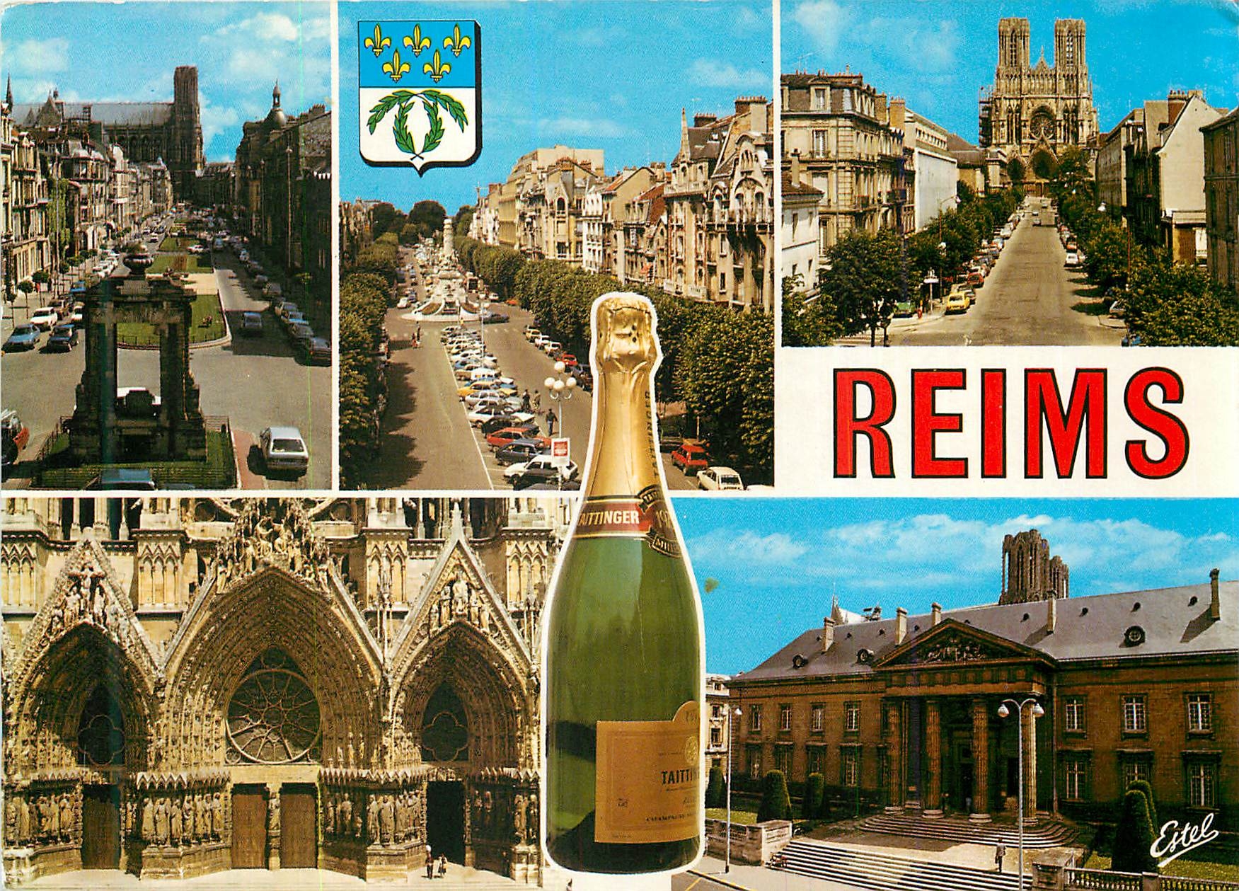 CPM Reims (Marne) en Champagne le Cours Langlet