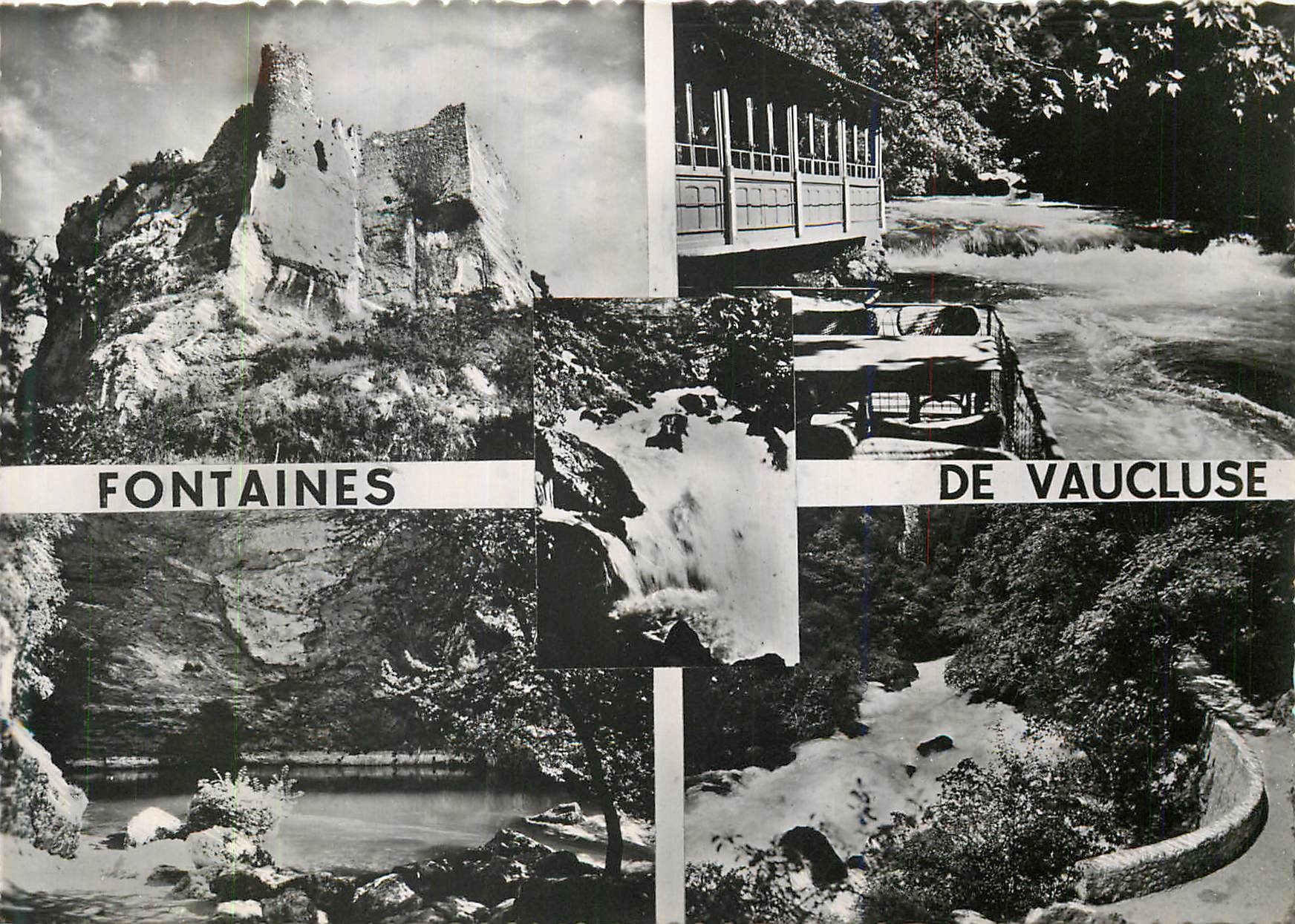 CPM Fontaine de Vaucluse Ruines du Chateau