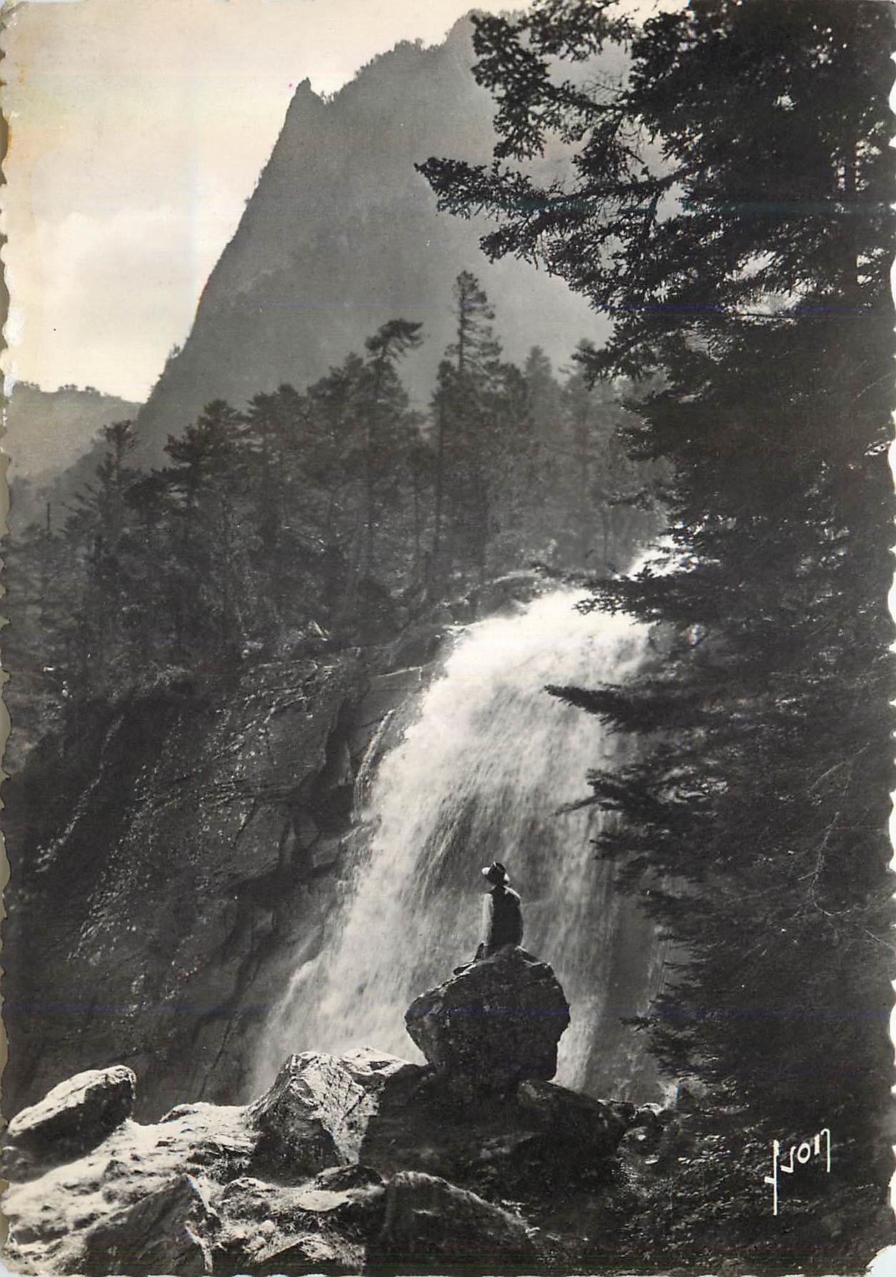 Pont d'Espagne (Ht. Pyr.) — Le Haut de la Cascade — Éditions d'Art Martel