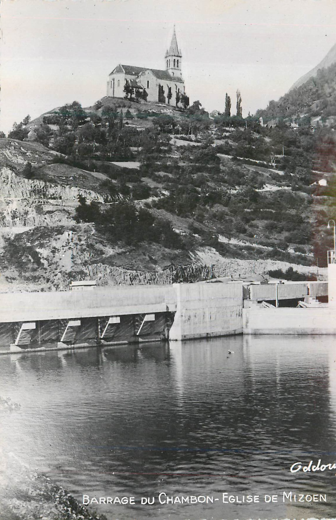 CPM Barrage du Chambon Eglise de Mizoen