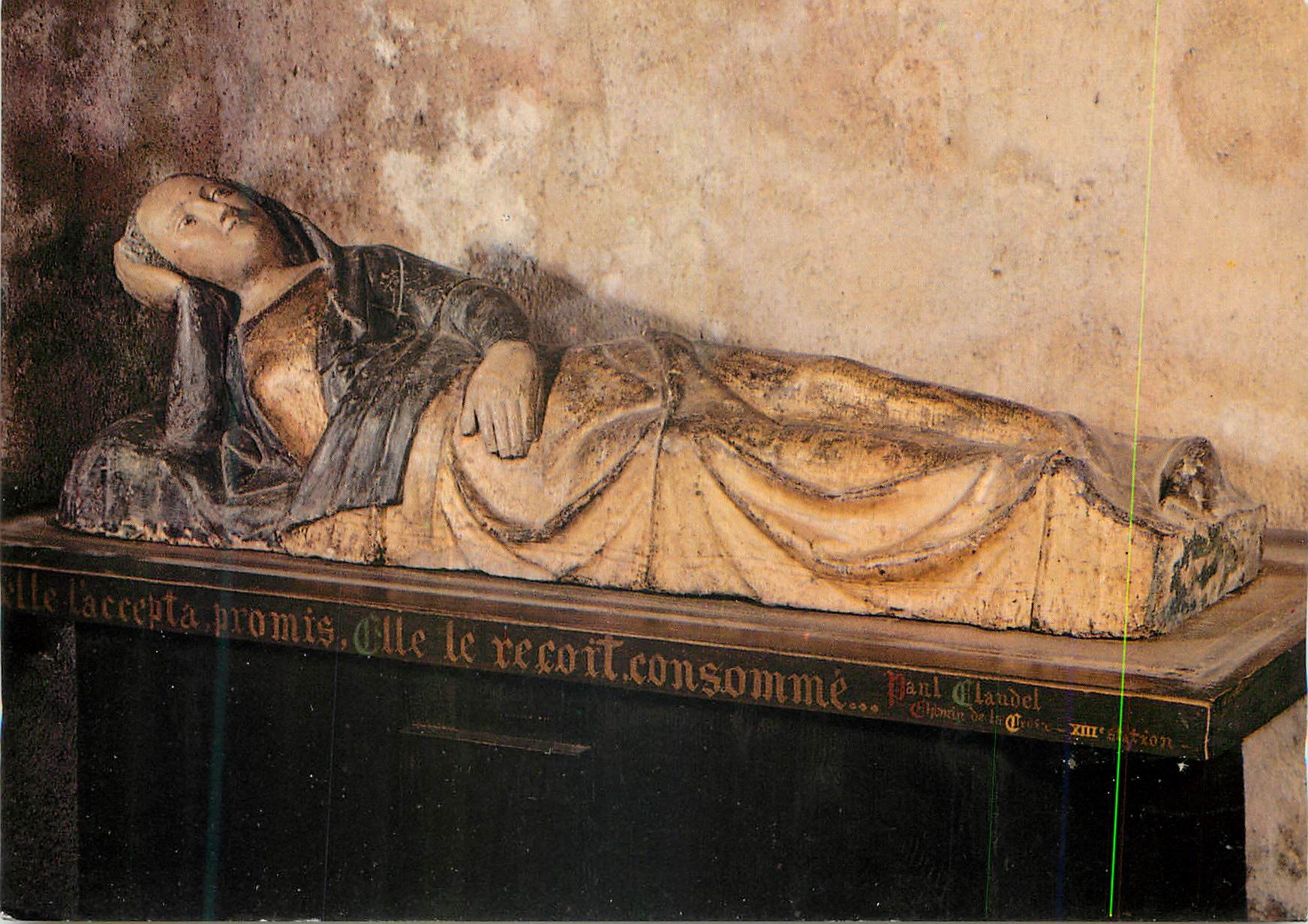 CPM Brioude Basilique Saint Julien Vierge Parturiente (Bois Polychrome XIVe S)