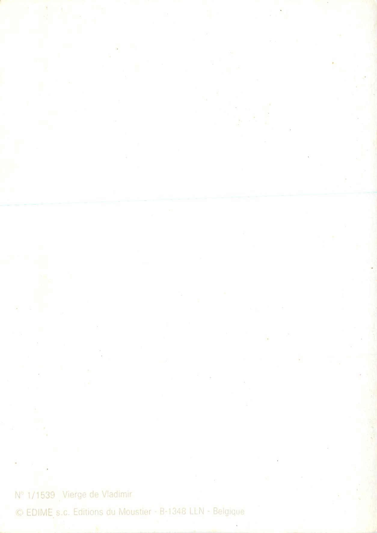 CPM Vierge — Rückseite