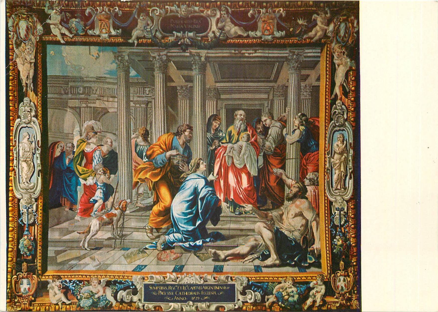 CPM Les Tapisseries de la Cathedrale de Strasbourg Purification de la Vierge