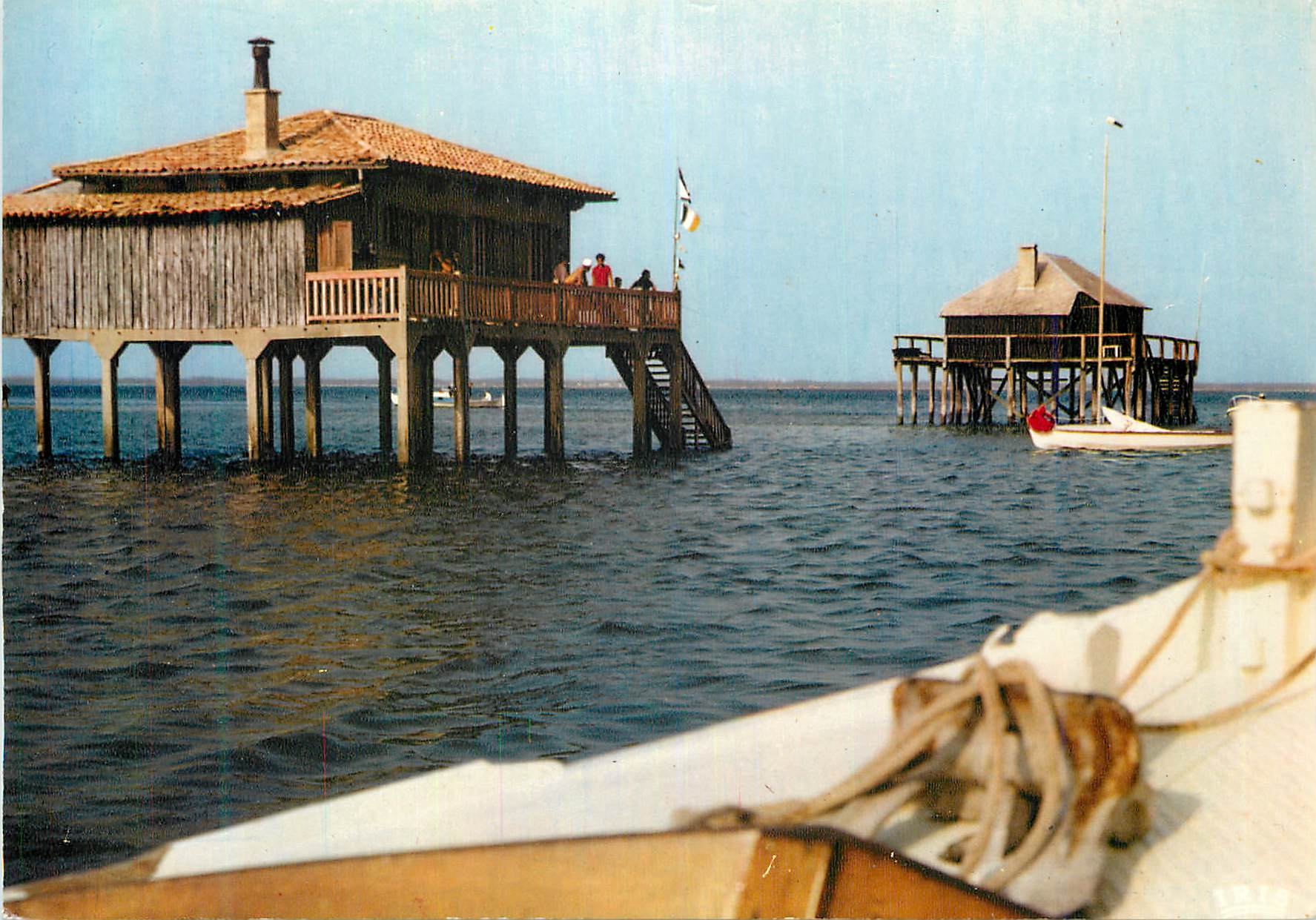 CPM Bassin d'Arcachon L'Ile aux Oiseaux Maisons sur Pilotis