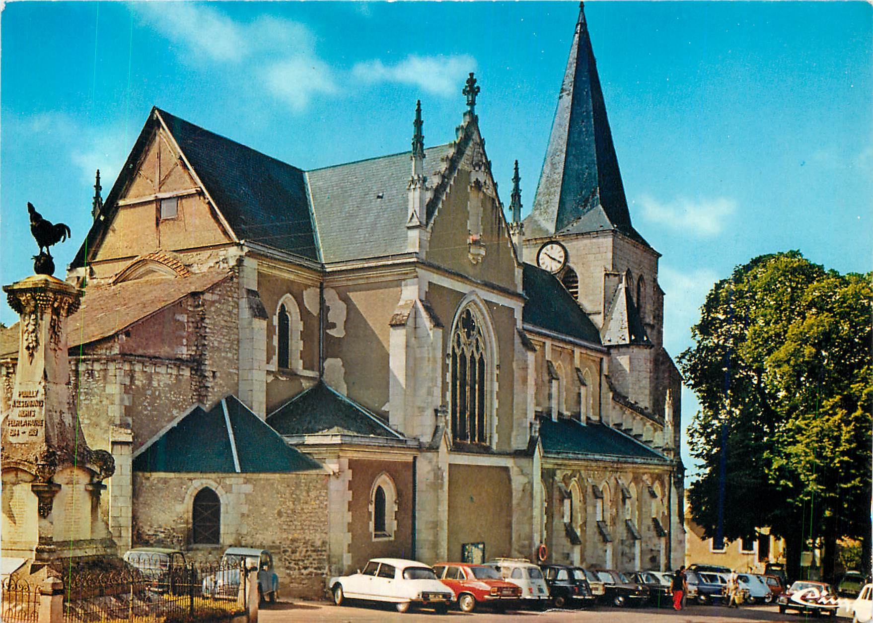 CPM Pouilly sur Loire (Nievre) L'Eglise