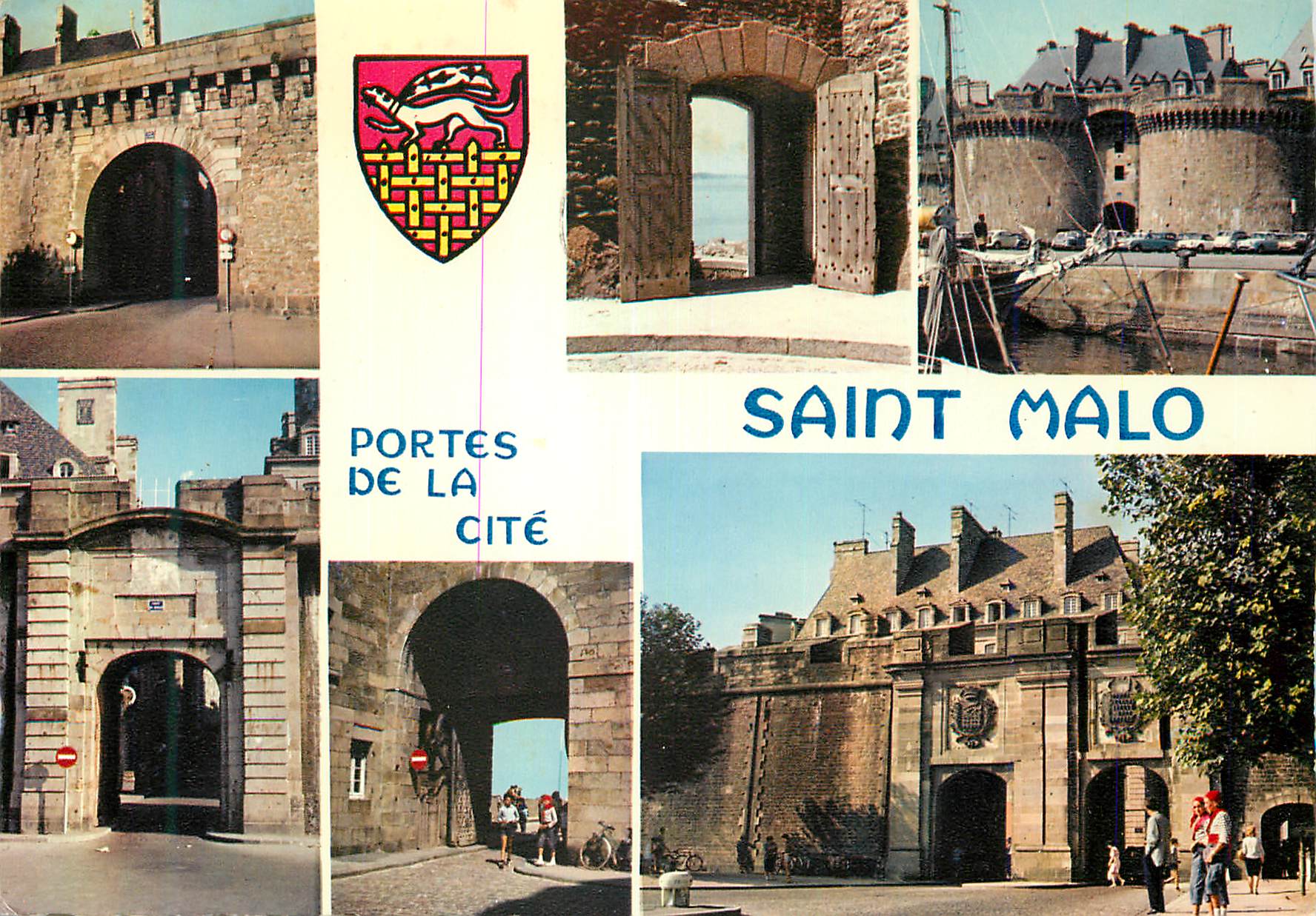 CPM Saint Malo (I et V) La Bretagne en Couleurs Porte de la Cite