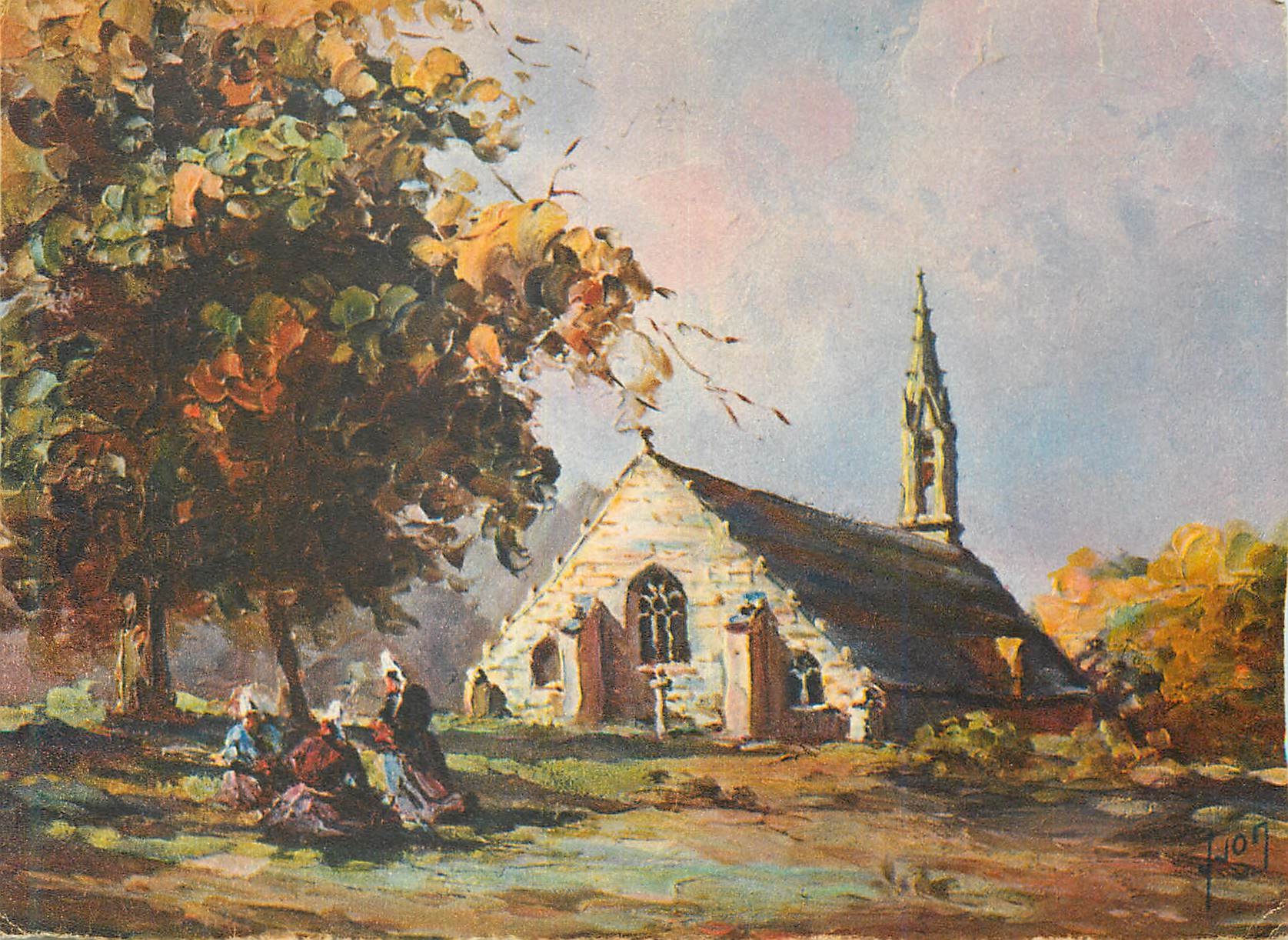 CPM Pont de Mervent (Finistere) Chapelle Tremalo au Bois d'Amour