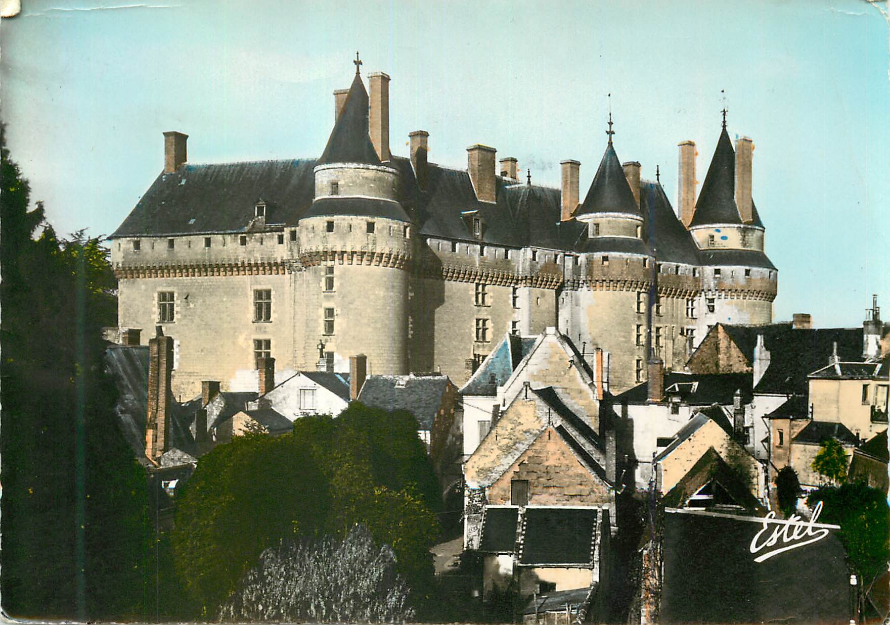 CPM Le Chateau de Langeais La Facade sur la Ville