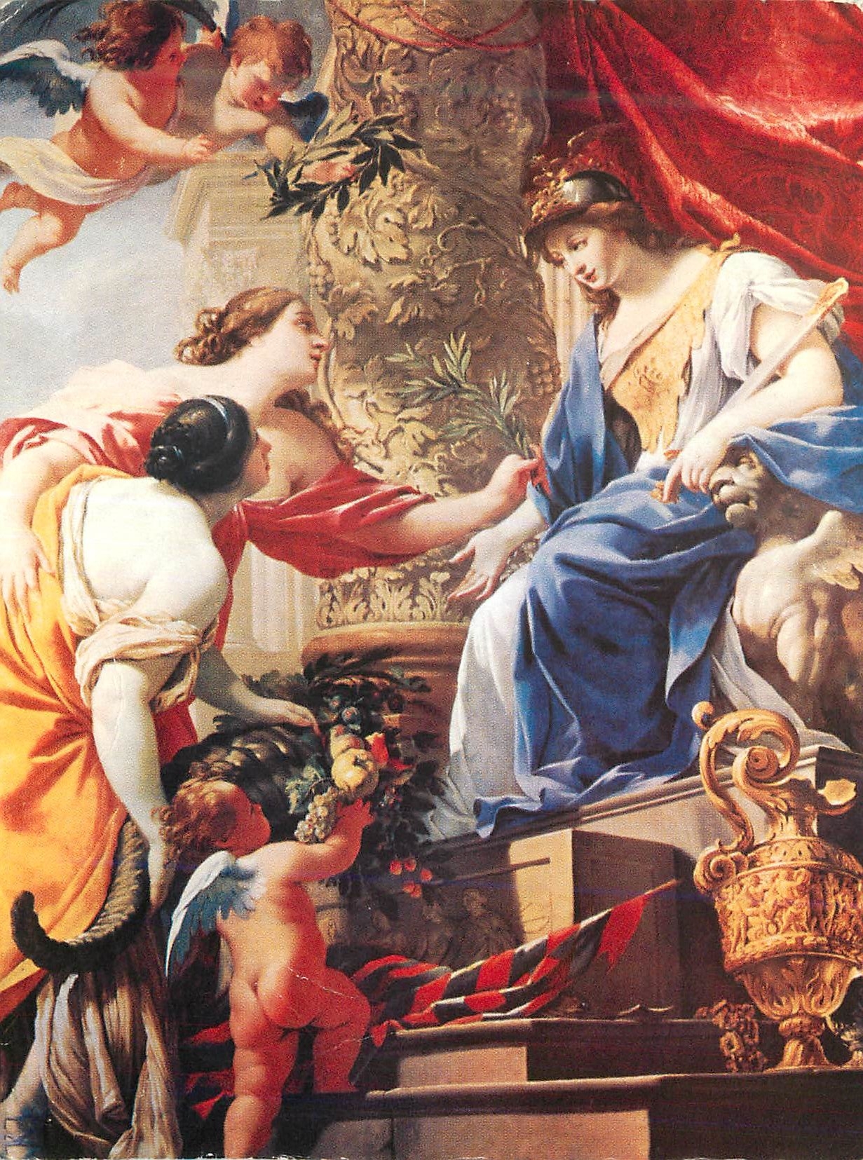 CPM La Societe des Amis du Louvre a Acquis aux Etats Unis Cette Allegoire de la Paix