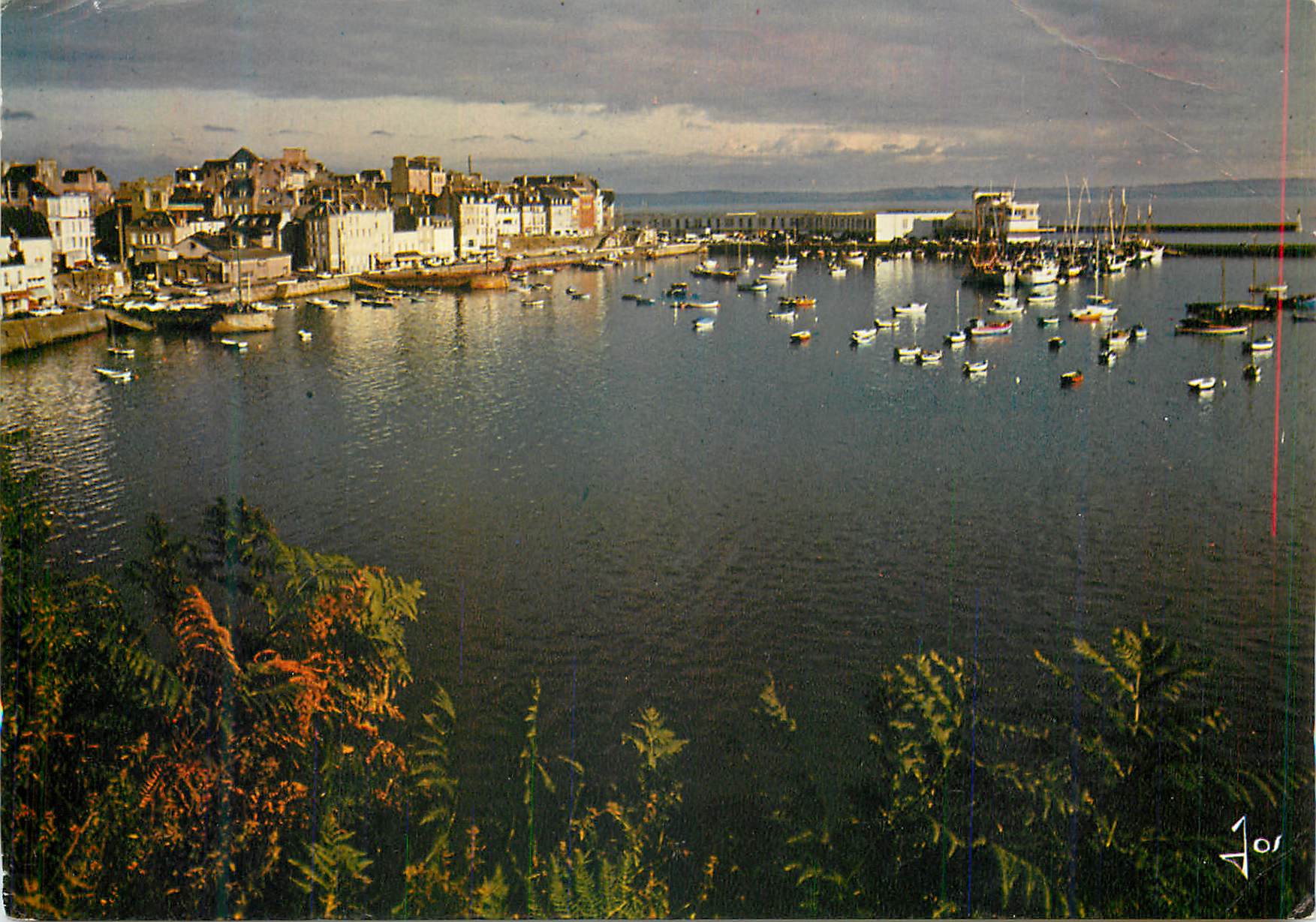 CPM Douarnenez La Bretagne en Couleurs Le Vieux Port
