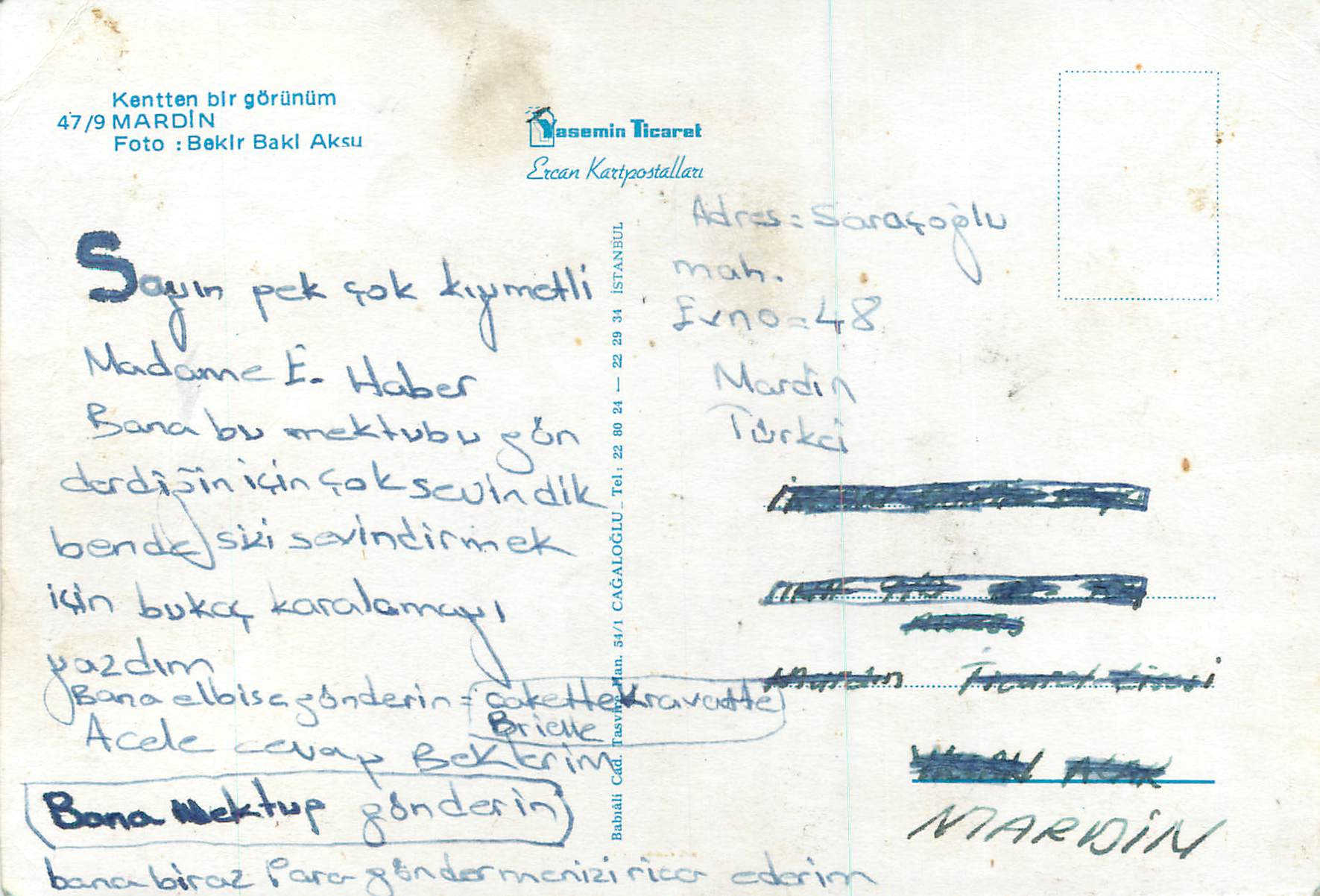 CPM Mardin Kentten Bir Gorunum — Verso