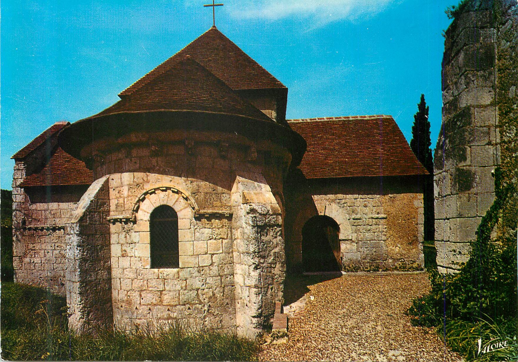 La chapelle Saint-Gilles — abside principale — Xe siècle — Éditions VALOIRE