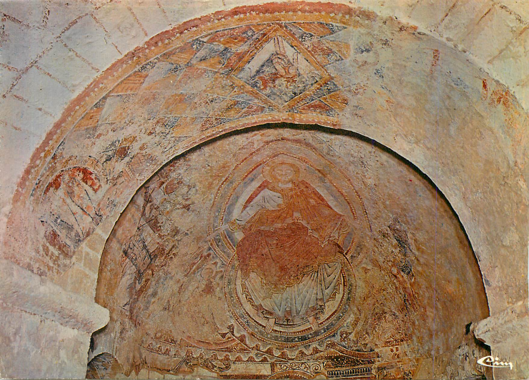 Montoire-sur-le-Loir — Chapelle Saint-Gilles — Intérieur, abside sud — Cimy