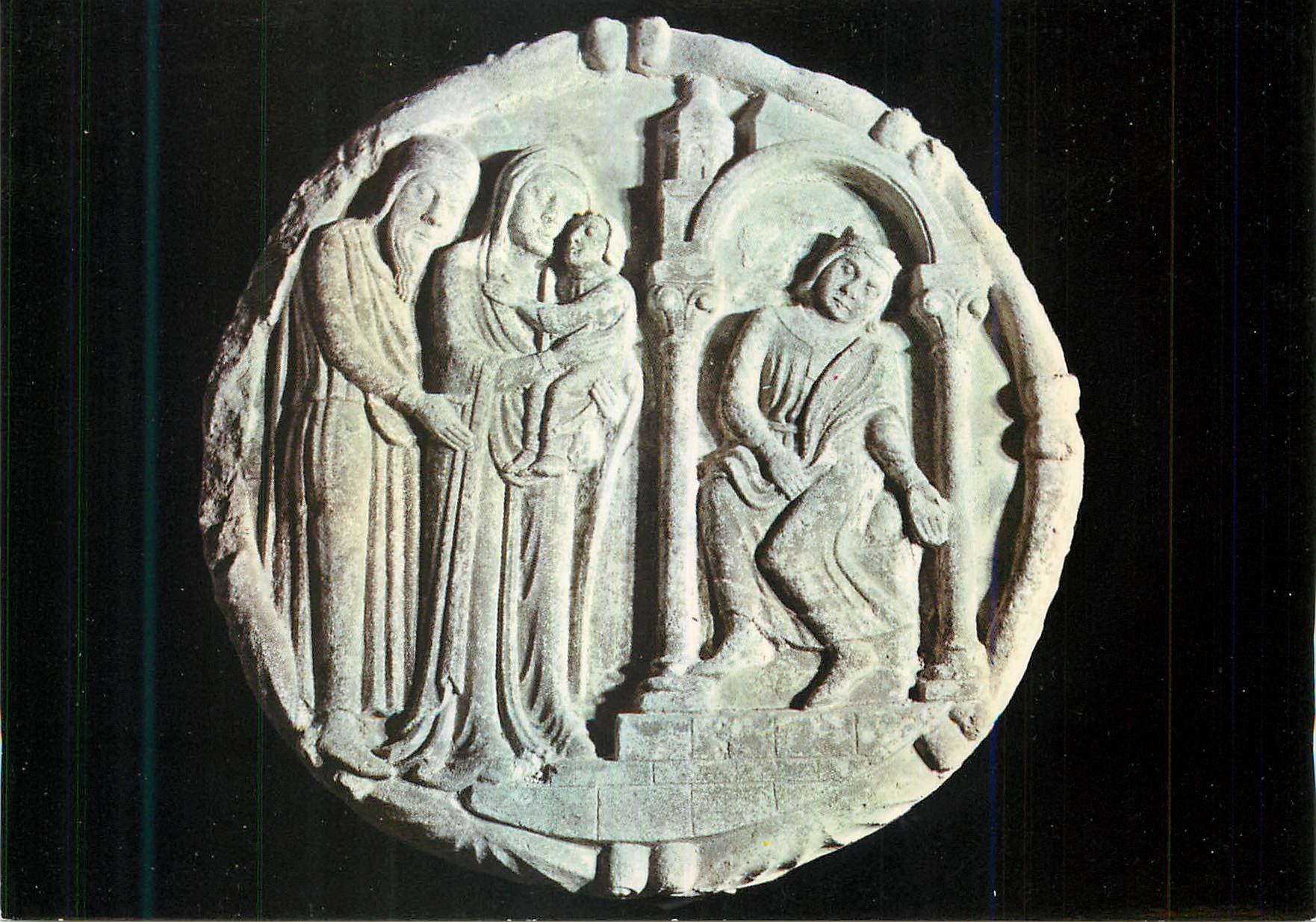 Ruines de l'Abbaye de La Sauve — Un jeune roi recevant la Sainte Famille — Éditions Lyoncolor