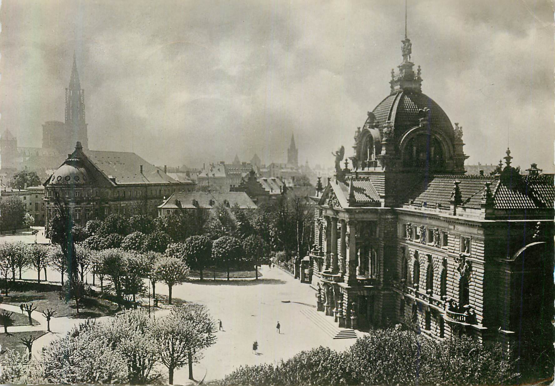 Place de la République — Strasbourg — Édition LA CIGOGNE - Recto