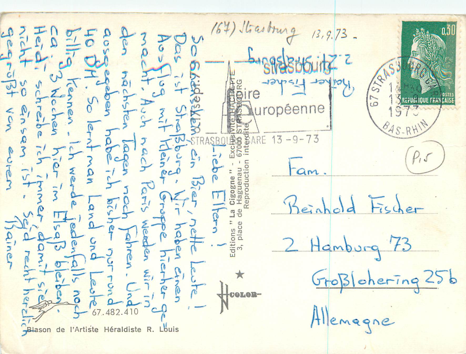 CPM Strasbourg Ville d'art et d'Histoire — Rückseite