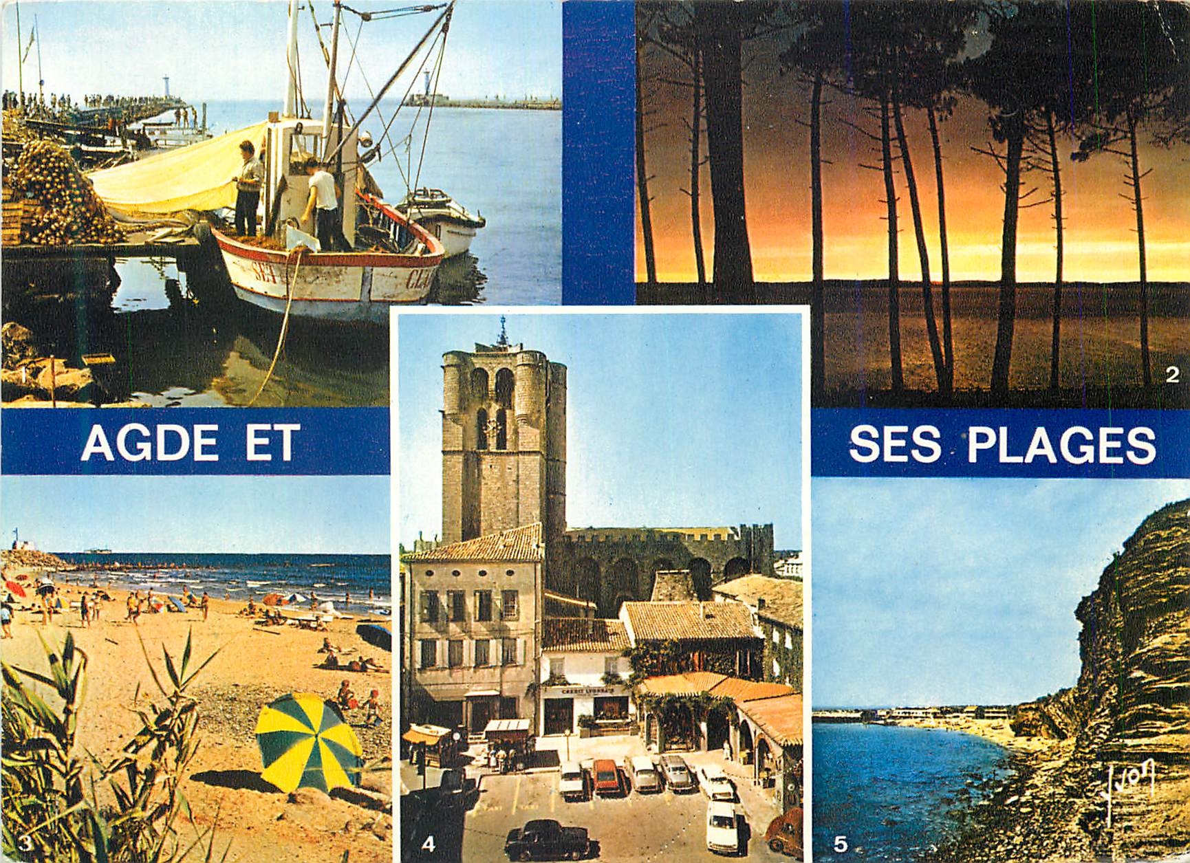 CPM Agde et ses Plages (Herault) Couleurs et Lumiere de France Bateau de peche