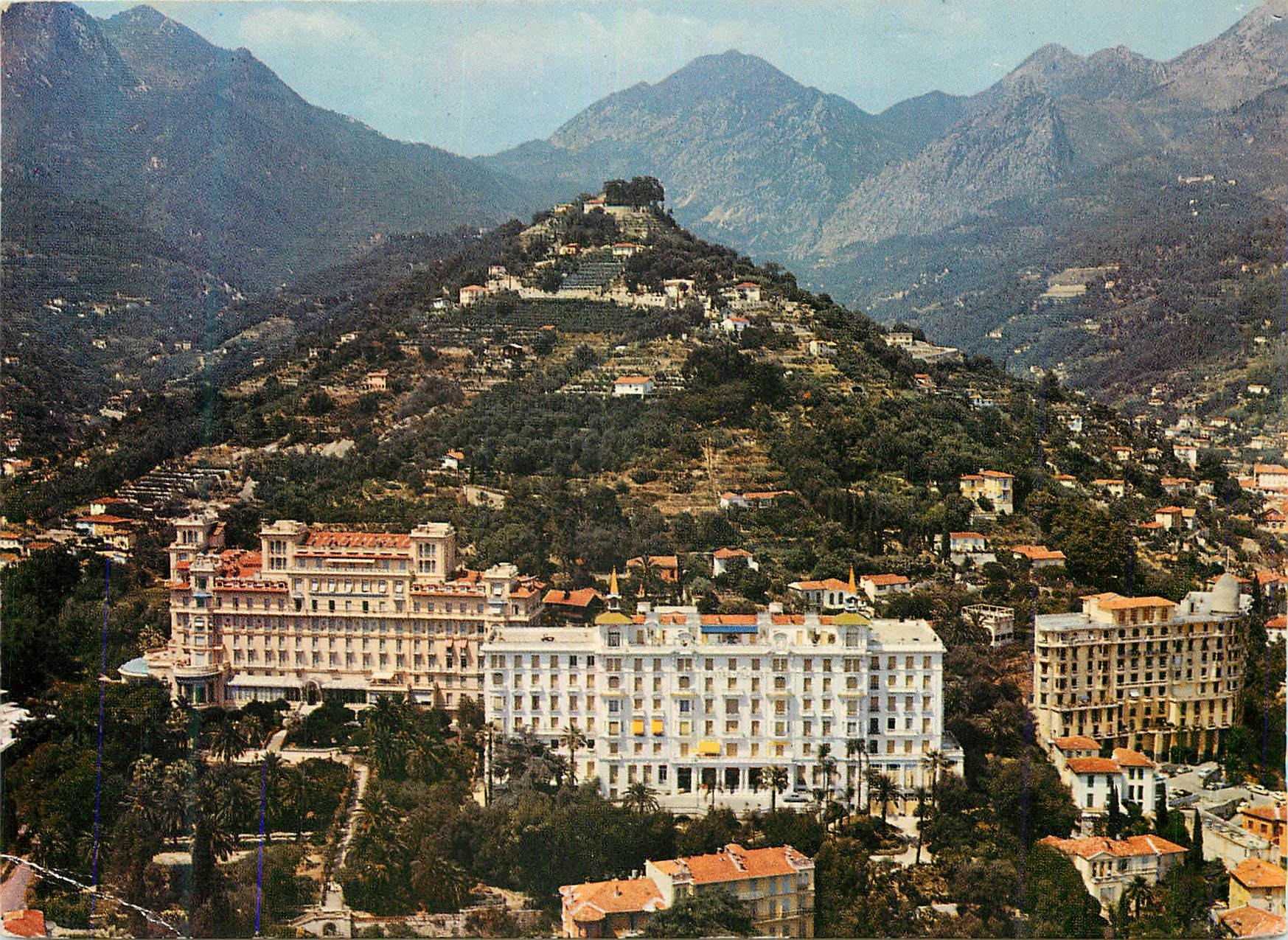 CPM Menton (A M) Les Sites Merveilleux de la Cote d'Azur La Corniche de l'Annonciade