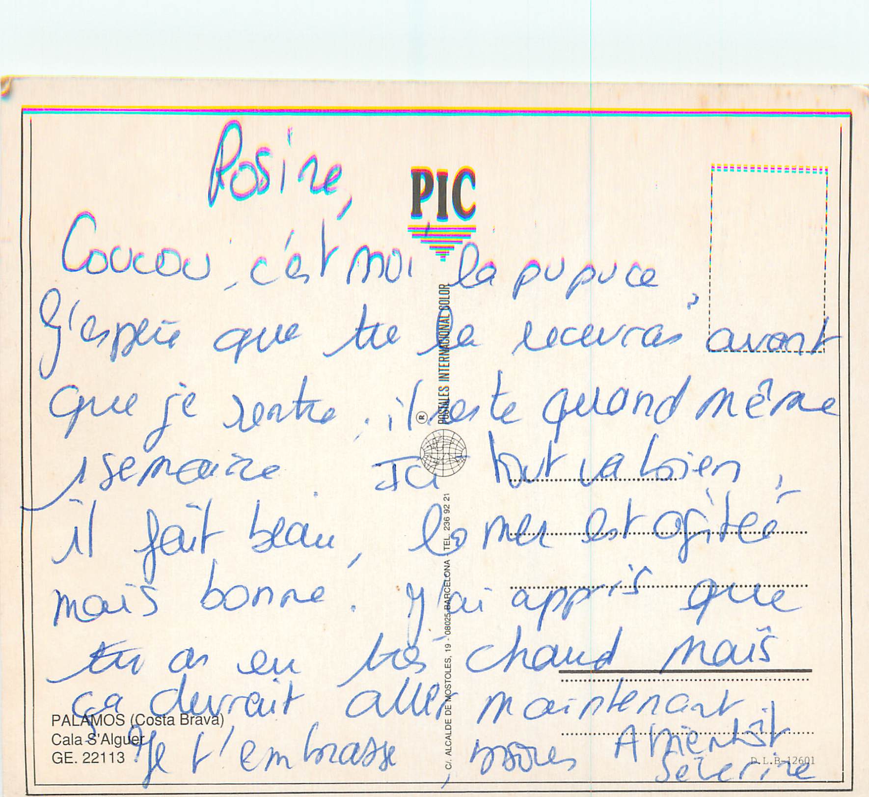 CPM Palamos (Costa Brava) — Back