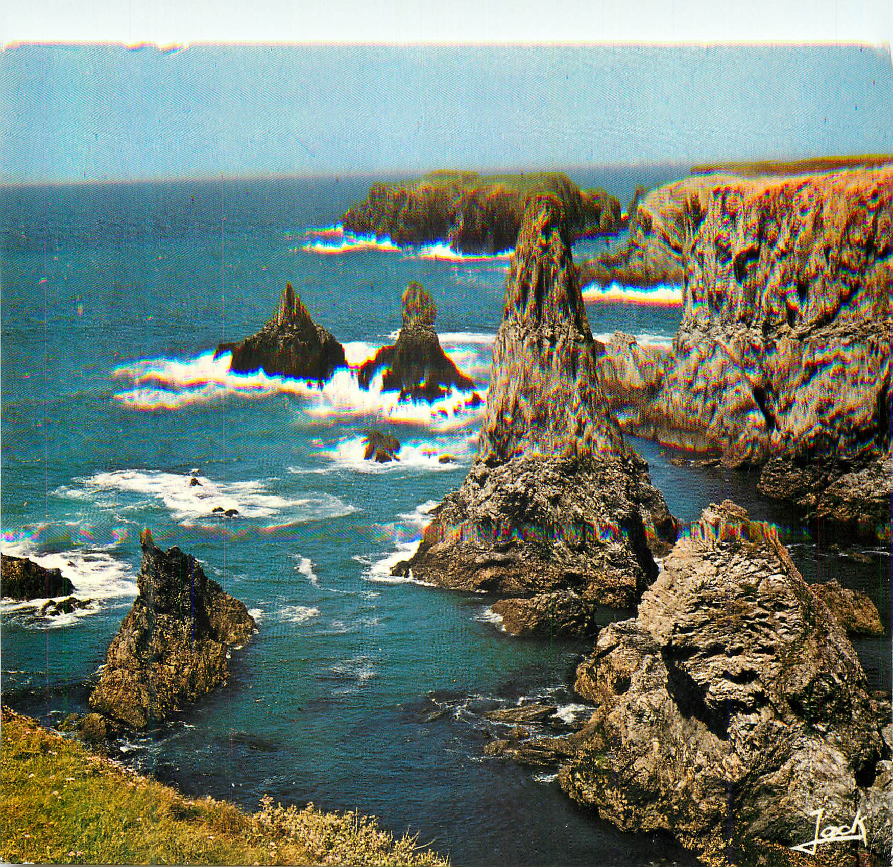 Les Aiguilles de Port-Coton — Belle-Île-en-Mer 56 — Éditions Bretagne, n° 3154