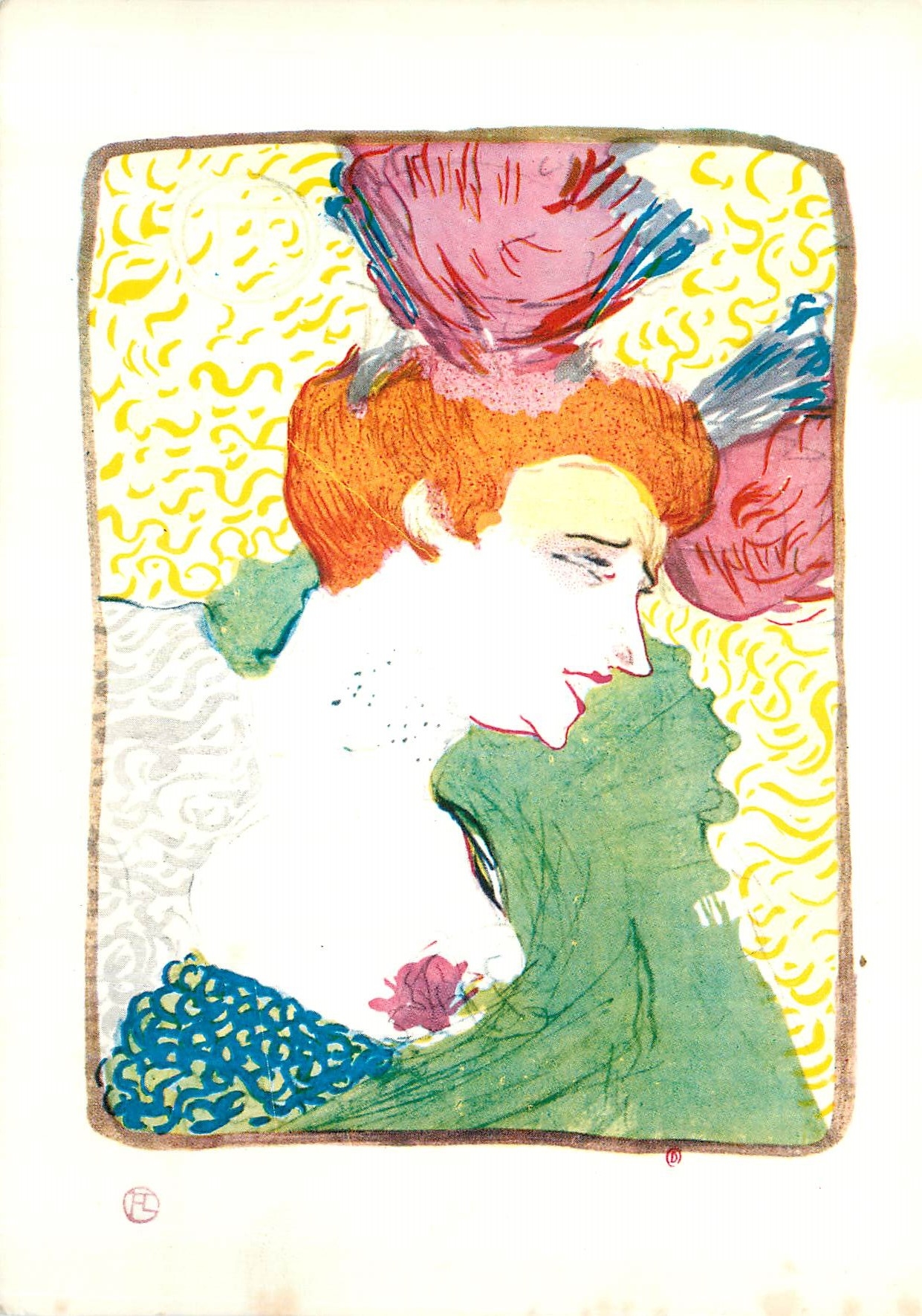 CPM H de Toulouse Lautrec Marcelle Lender