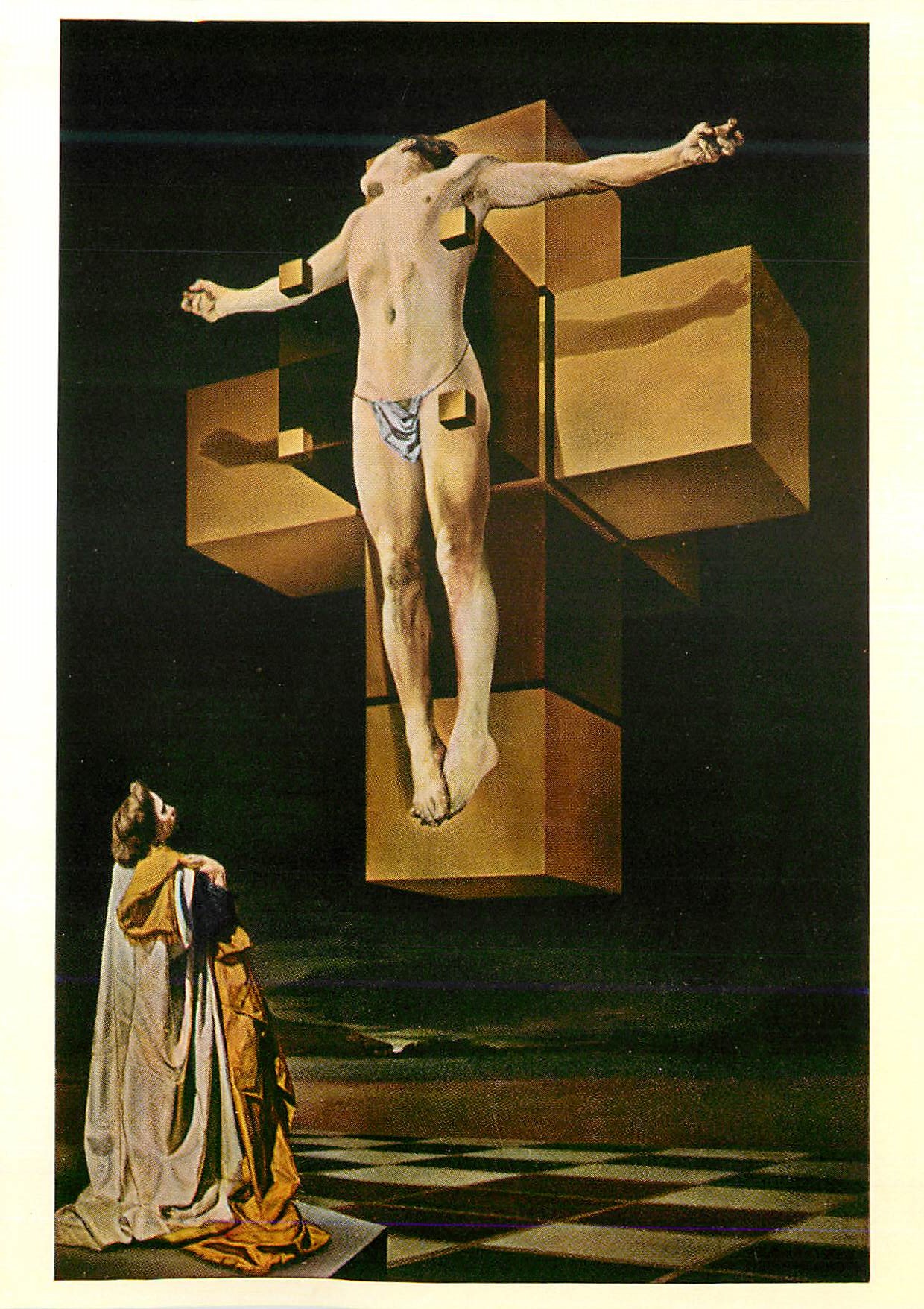 CPM The Metropolitan Museum of Art Gift of Chester Date 1955 The Crucifixion Salvatore Dali Spanish