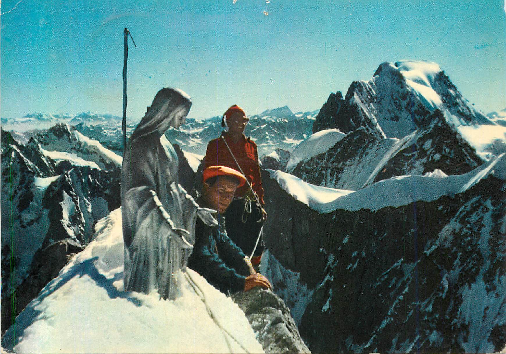 CPM Courmayeur m 1224 Soyez a vierge notre Guide aux Ascentions de la Vie Tourjours