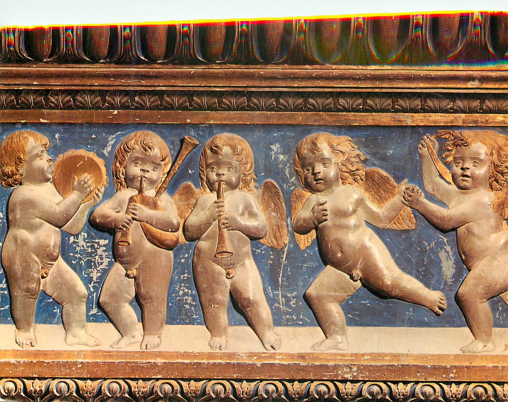 CPM Domenico Rosselli Cheminee des Anges Detail