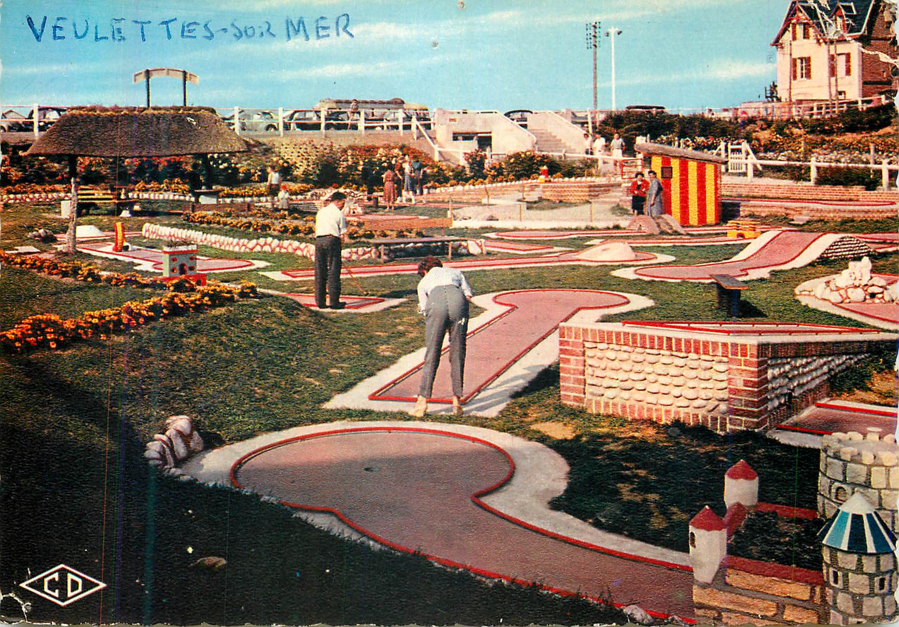 CPA Veulettes Sur Mer Le Golf Miniature