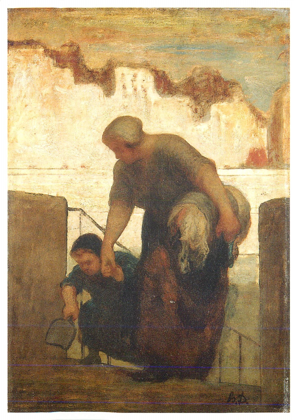 CPA Musee d'Orsay Honore Daumier (1808 1879) La Laveuse ou La Blanchisseuse vers 1860 1861