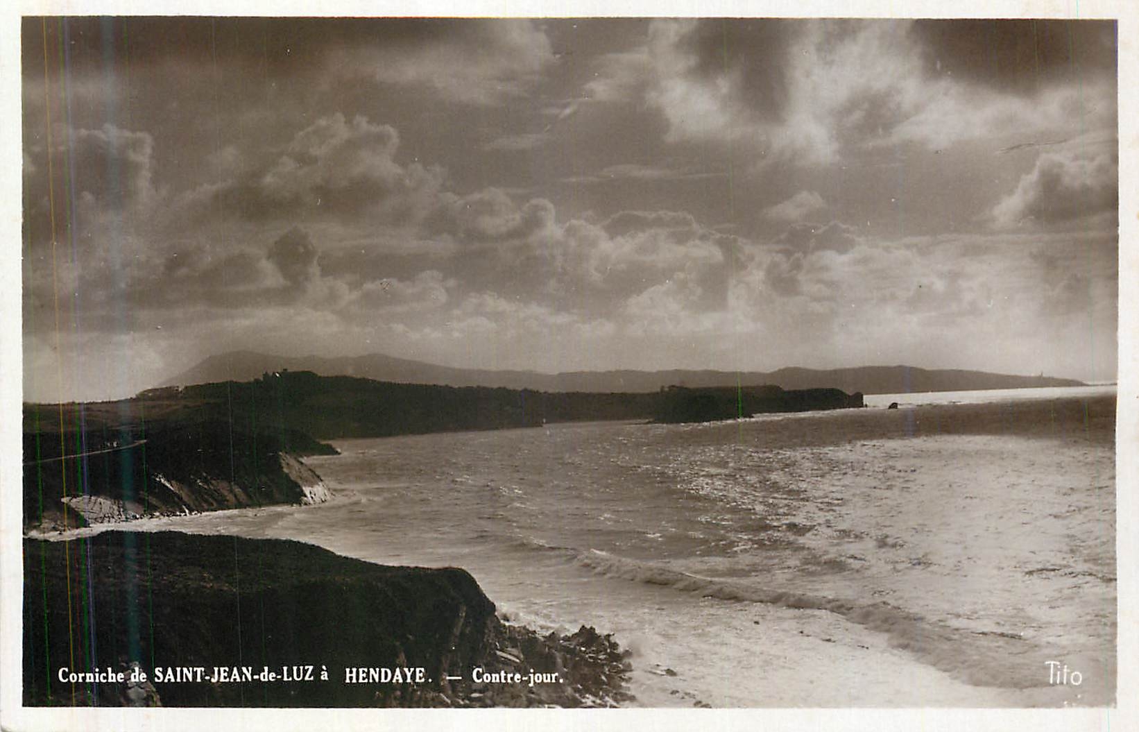 Corniche de SAINT-JEAN-de-LUZ à HENDAYE — Contre-jour — Tifo