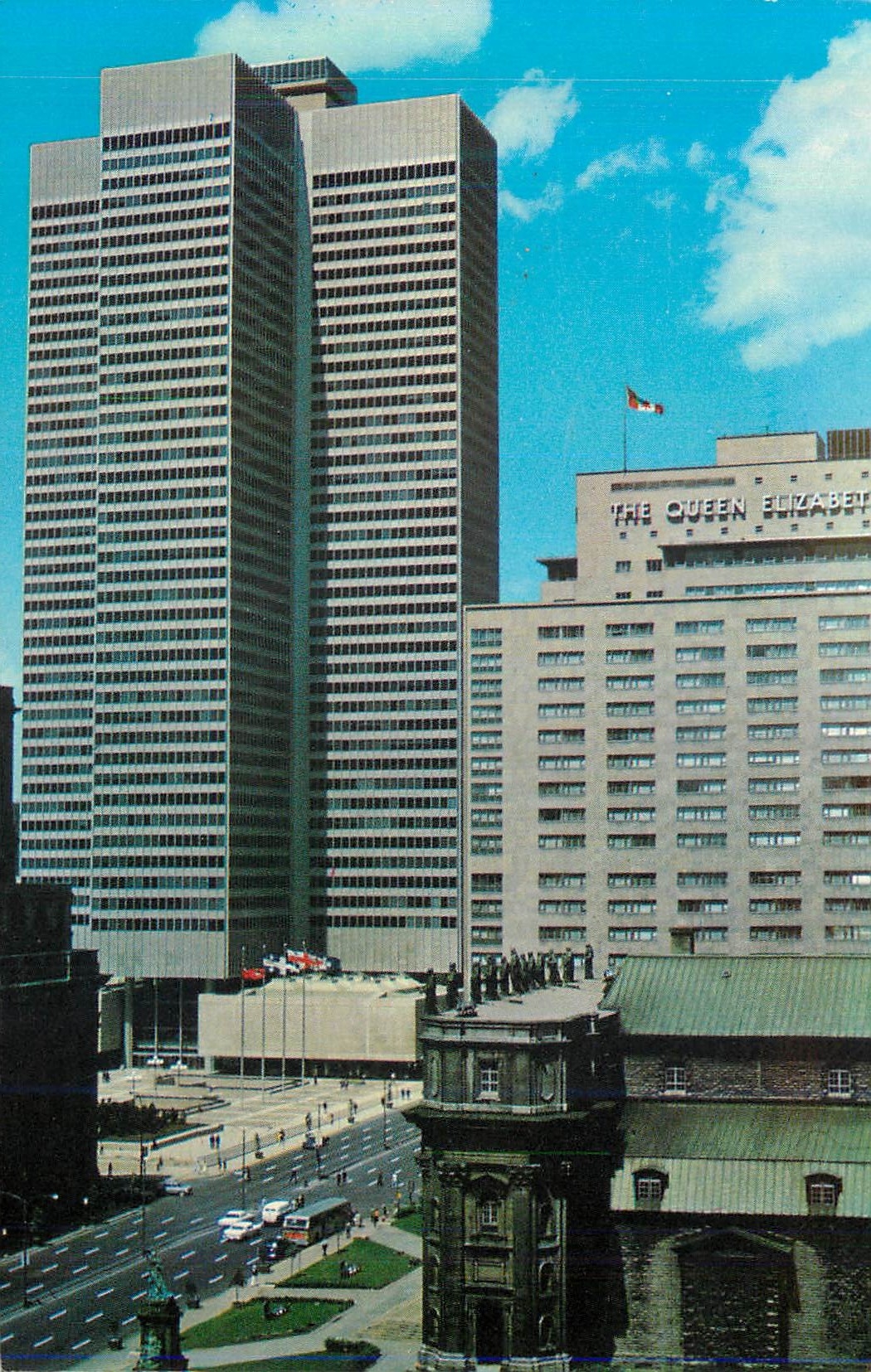 CPM Montreal Quebec Canada The Cruciform Building of Place Ville Marie