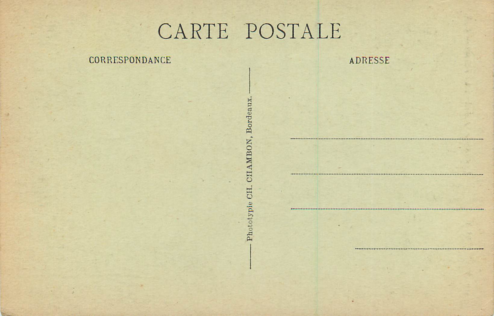 CPA Bordeaux Cathedrale Andre Les Fleches — Verso
