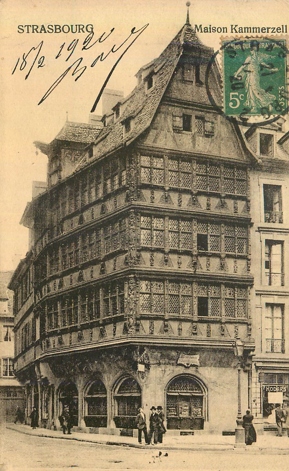 CPA Strasbourg Maison Kammerzell