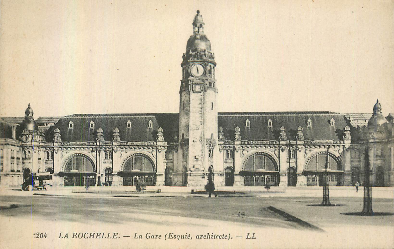 CPA La Rochelle La Gare (Esquie architecte)