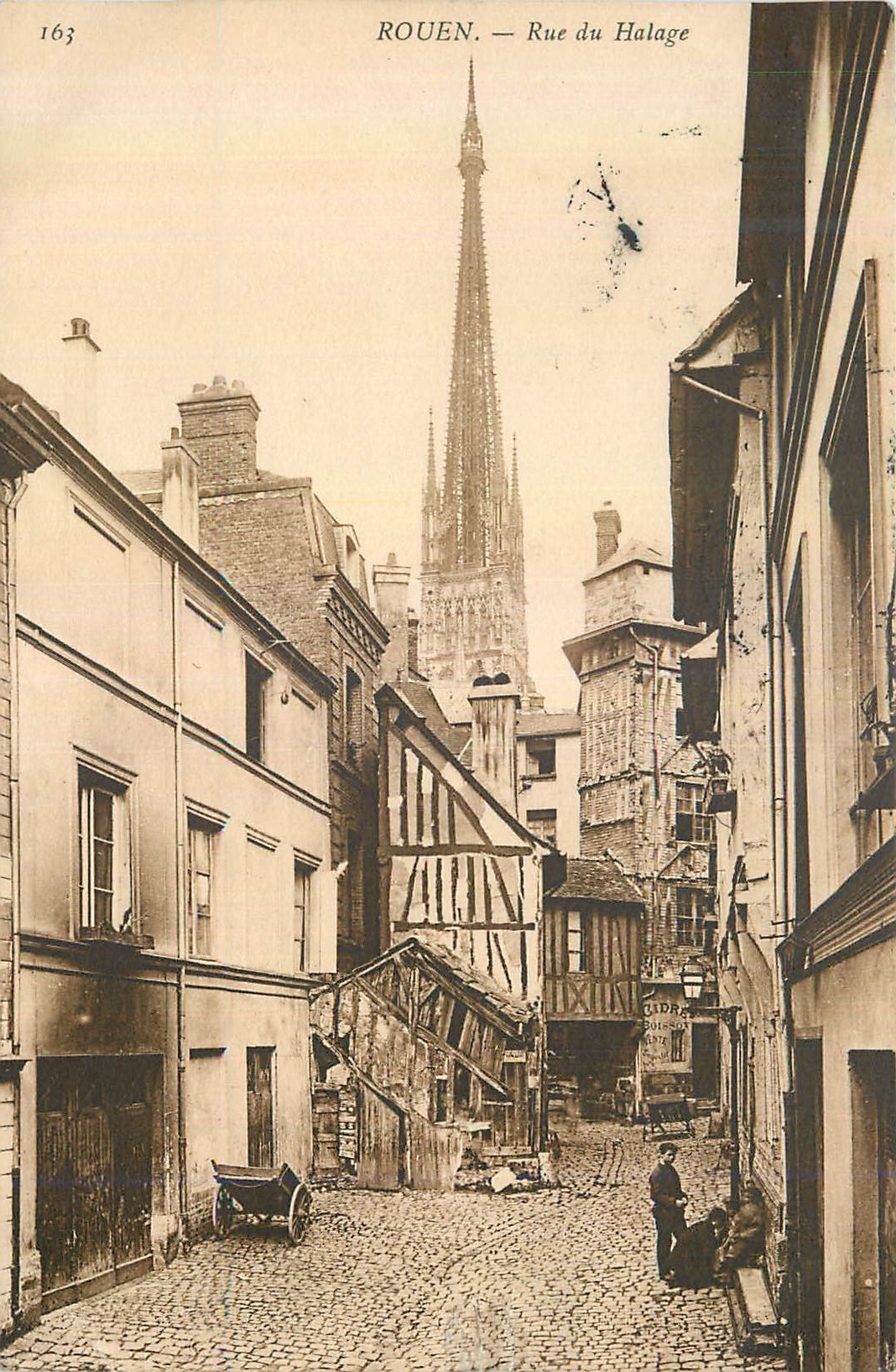 CPA Rouen Rue du Halage